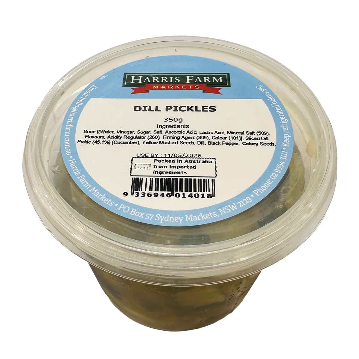 Harris Farm Dill Pickles 350g