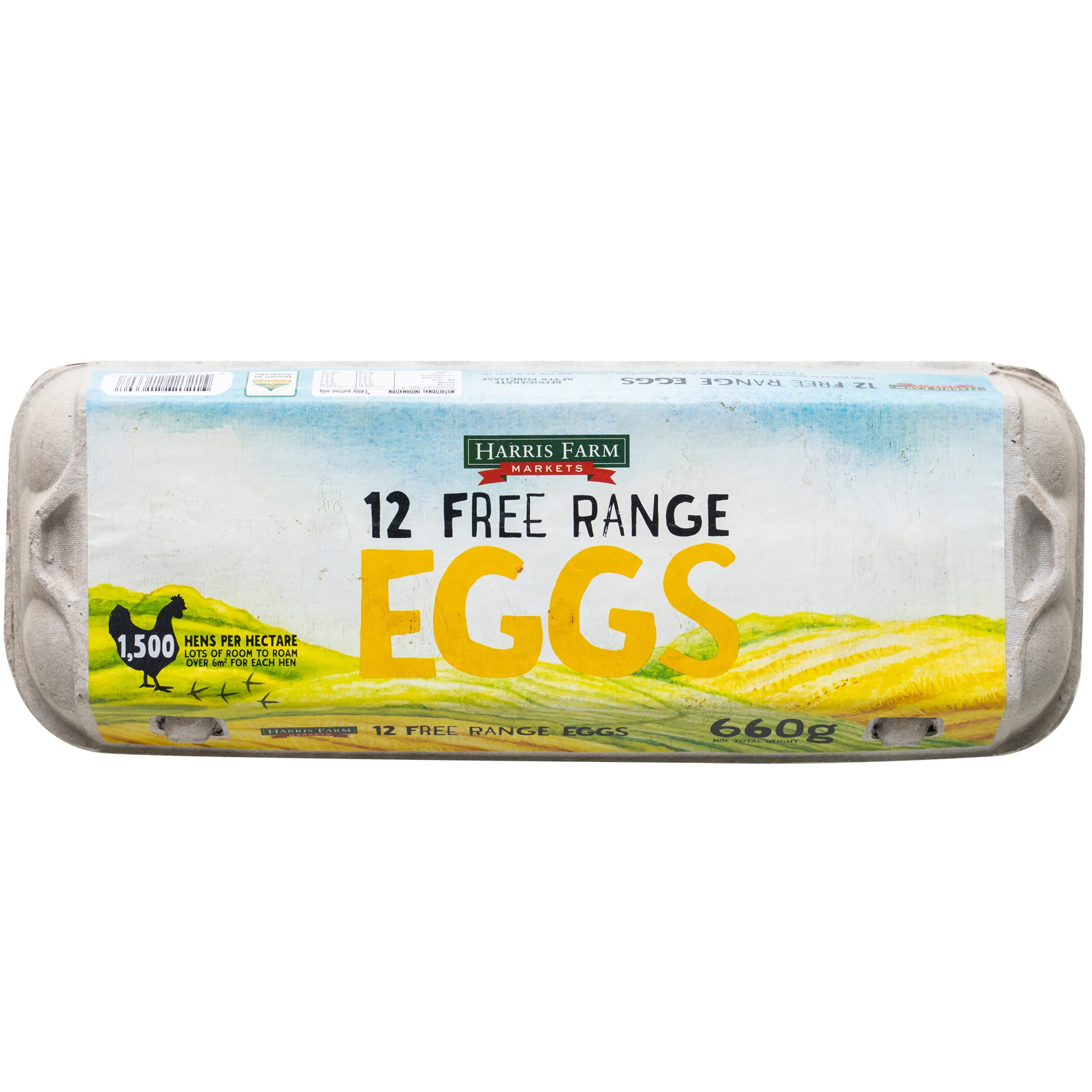 Harris Farm Eggs Free Range Eggs x12 660g - Image 4