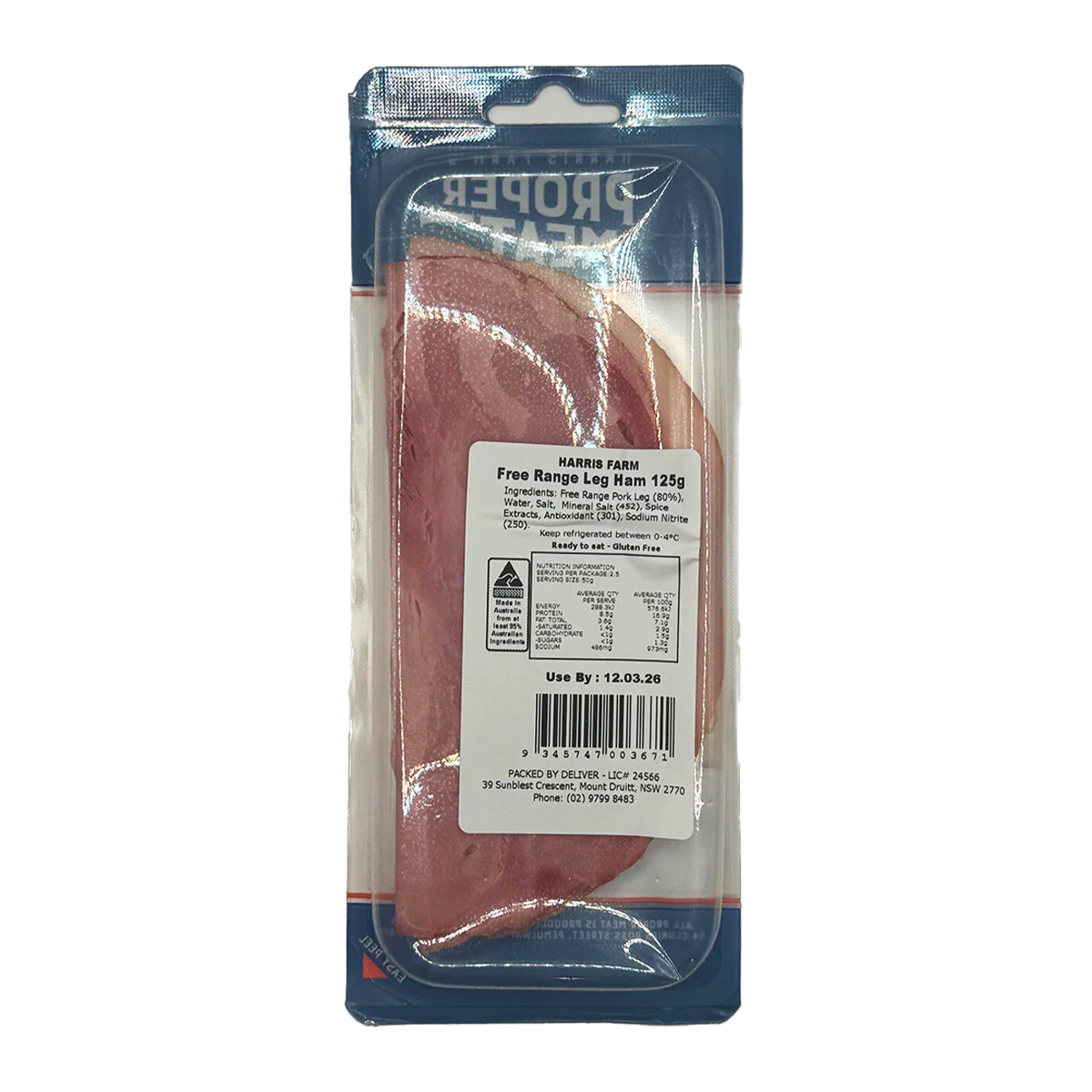 Harris Farm's Free Range Leg Ham 125g - Image 2