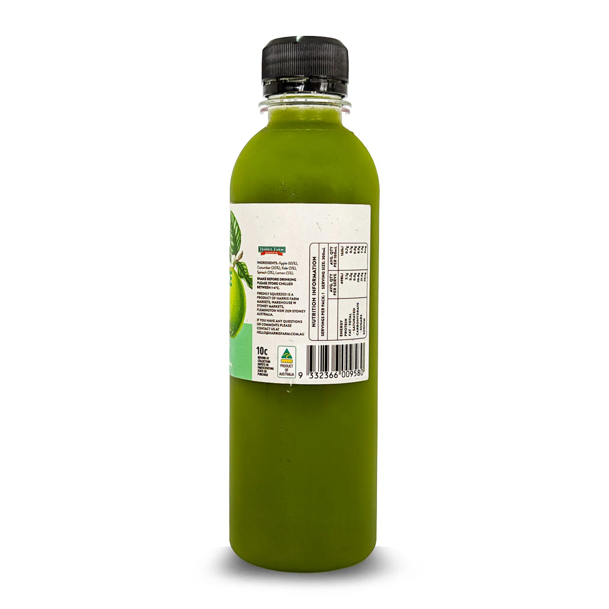 Harris Farm Freshly Squeezed Green Juice 300ml - Image 2