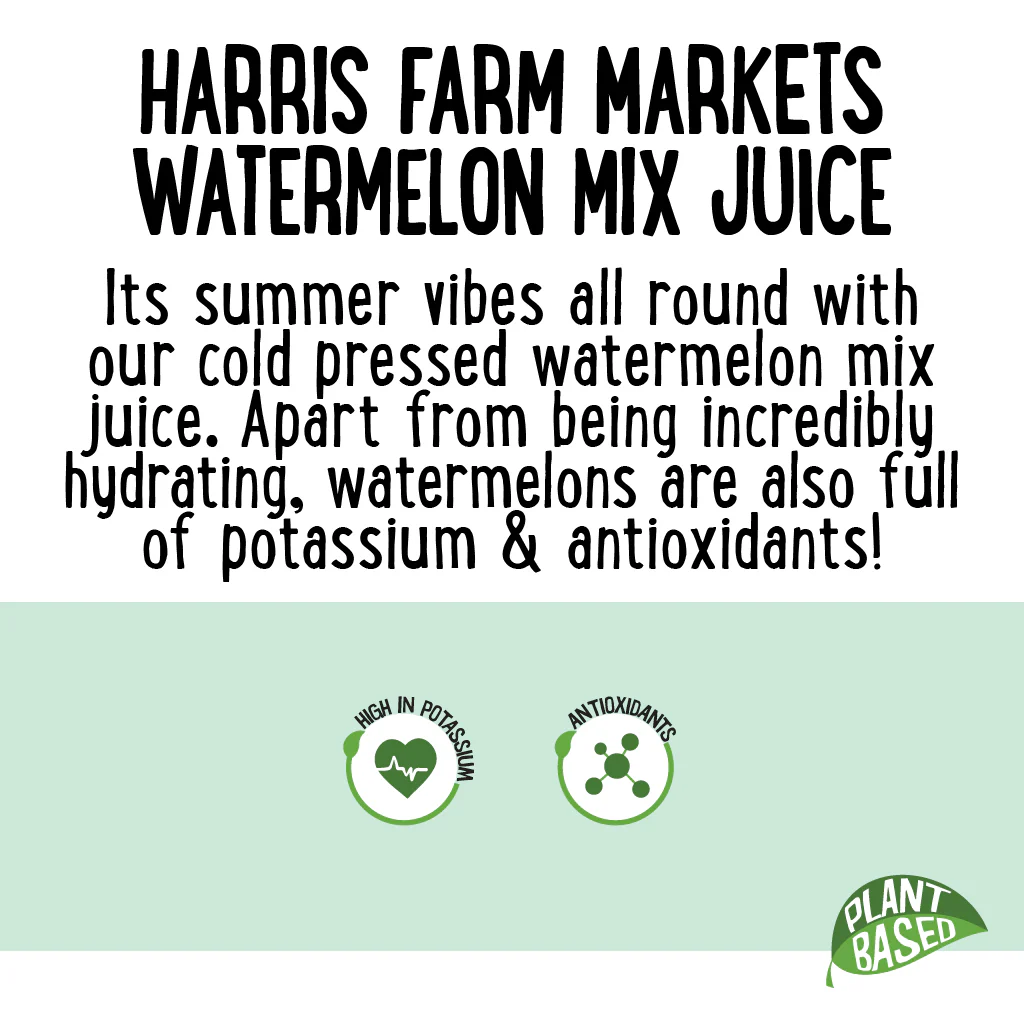 Harris Farm Freshly Squeezed Watermelon Mix Juice 1L - Image 2