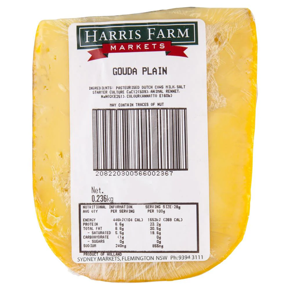 Plain Gouda Cheese 230-280g - Image 2