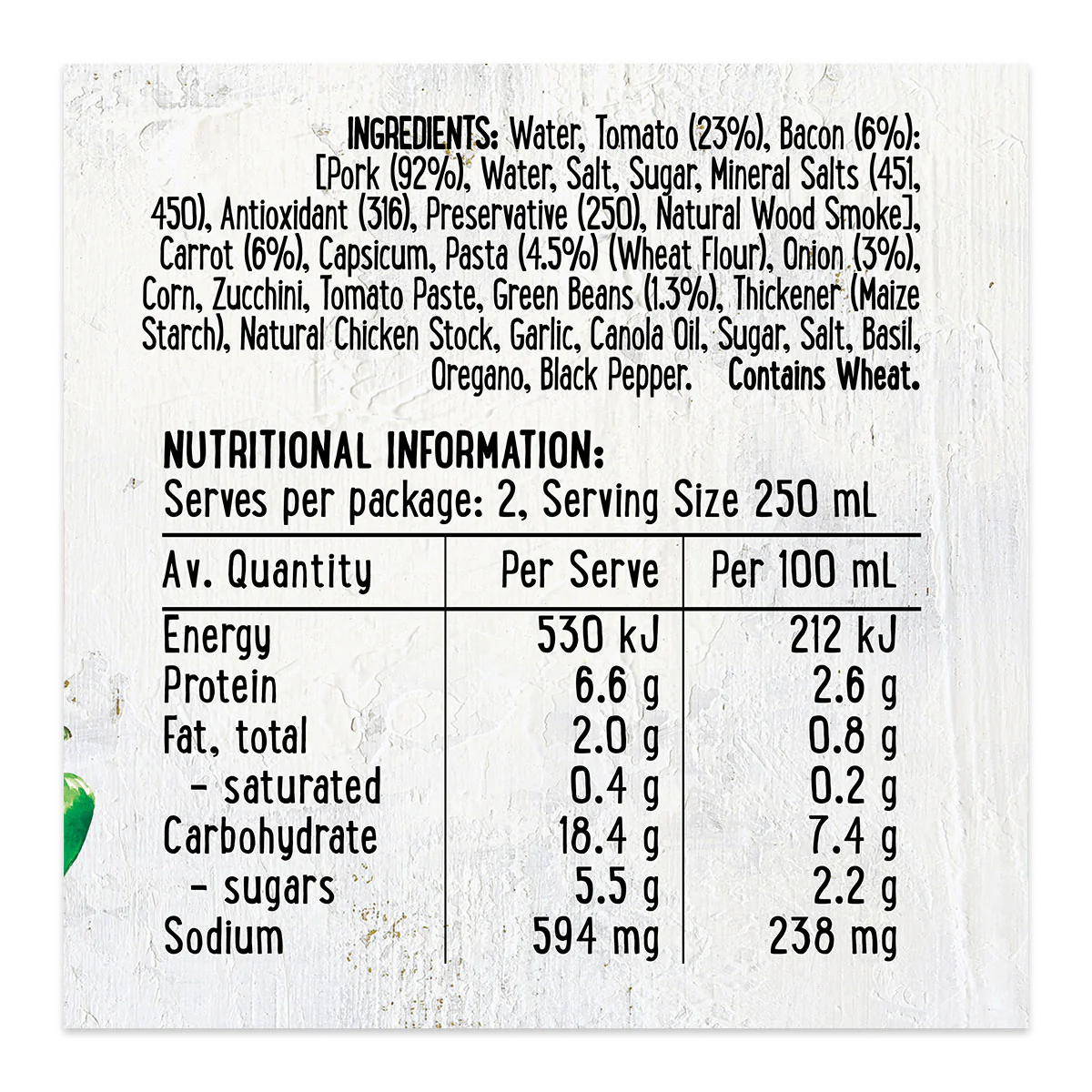 Harris Farm Soup Minestrone 500ml - Image 4