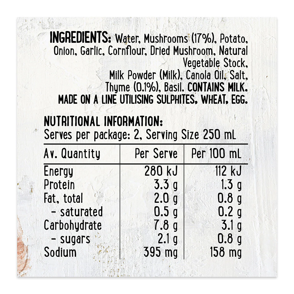 Harris Farm Soup Mushroom and Thyme 500ml - Image 4