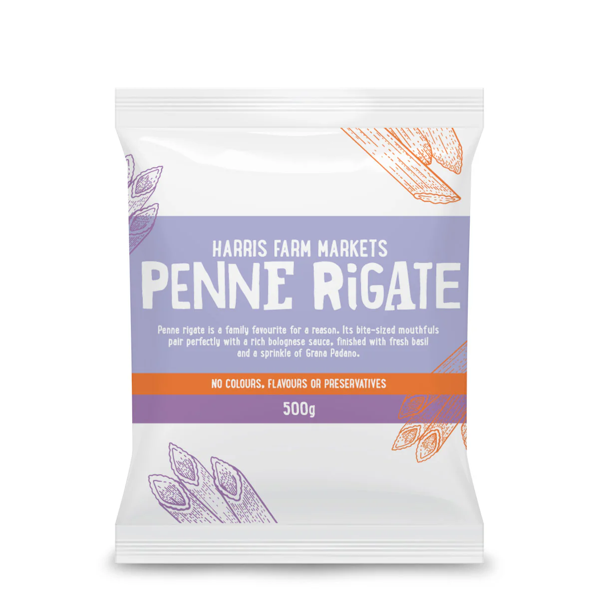 Harris Farm Pasta Penne Rigate 500g