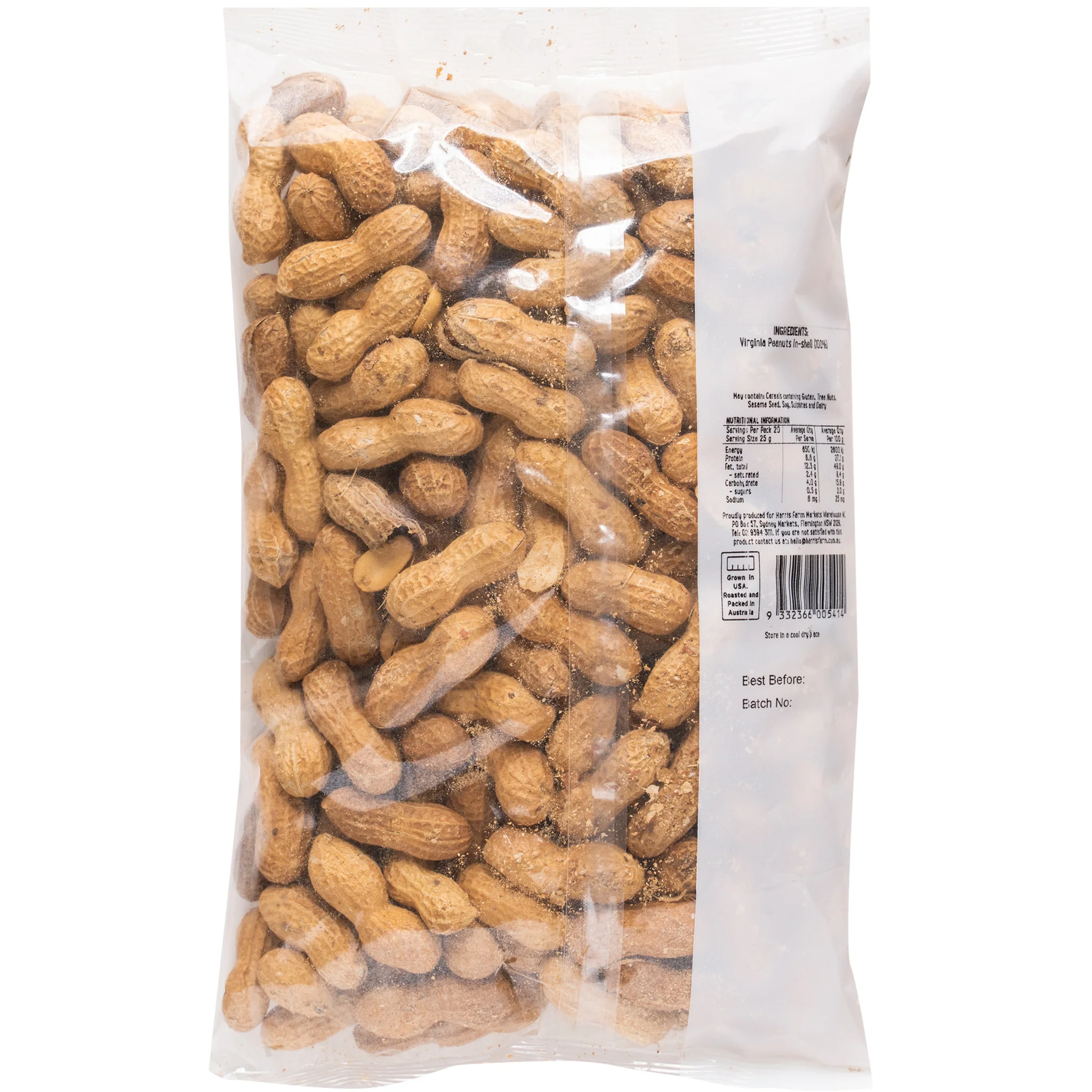 Harris Farm Peanuts in Shell 500g - Image 2