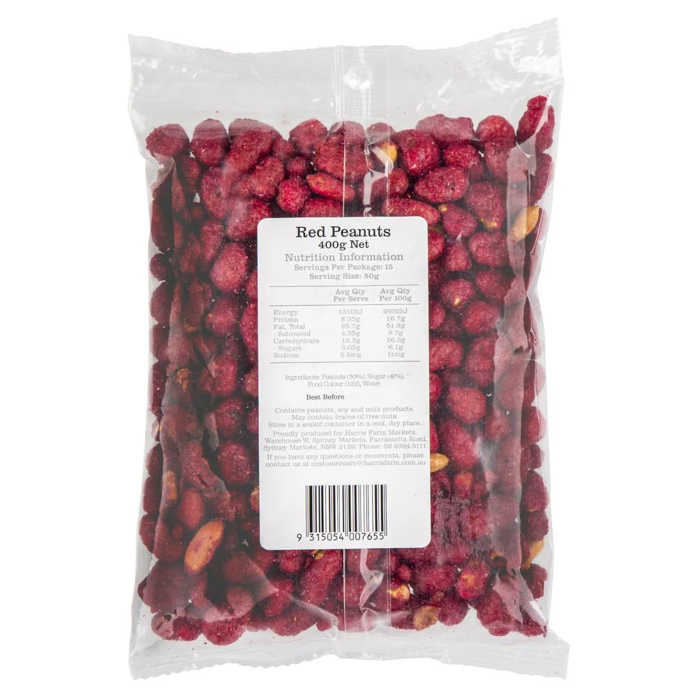 Harris Farm Red Peanuts 400g - Image 3