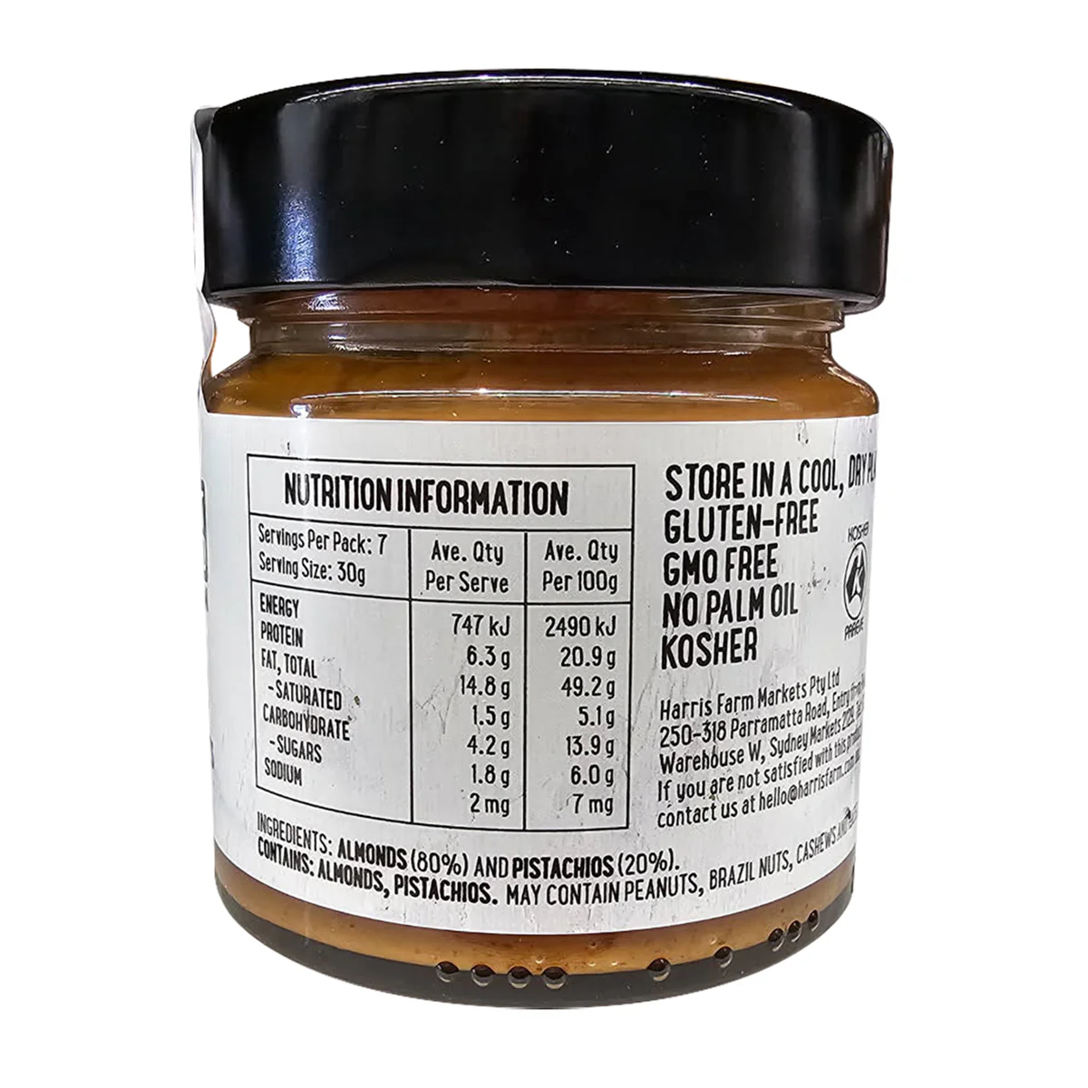 Harris Farm Pistachio Almond Butter 200g - Image 2