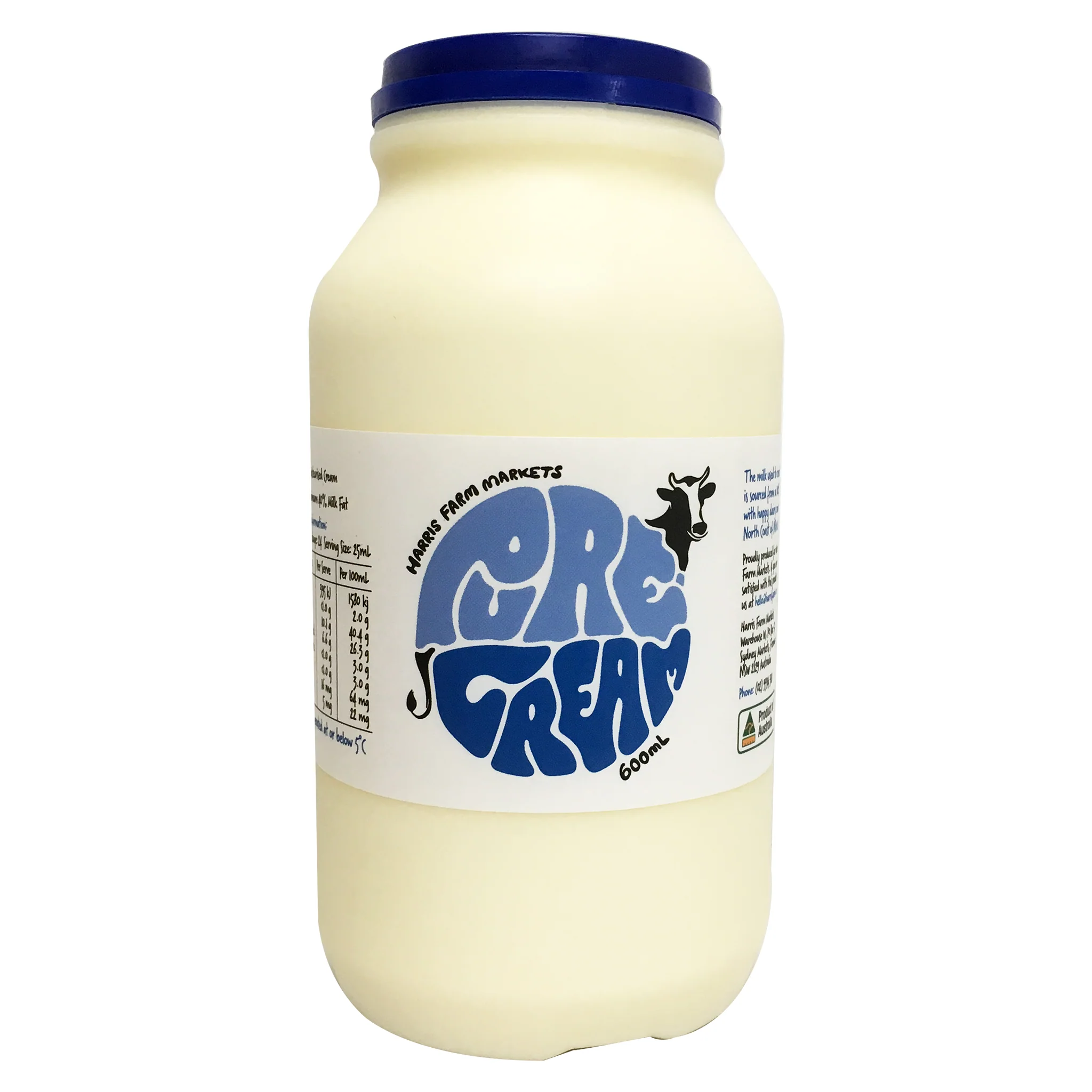 Harris Farm Pure Cream 600ml