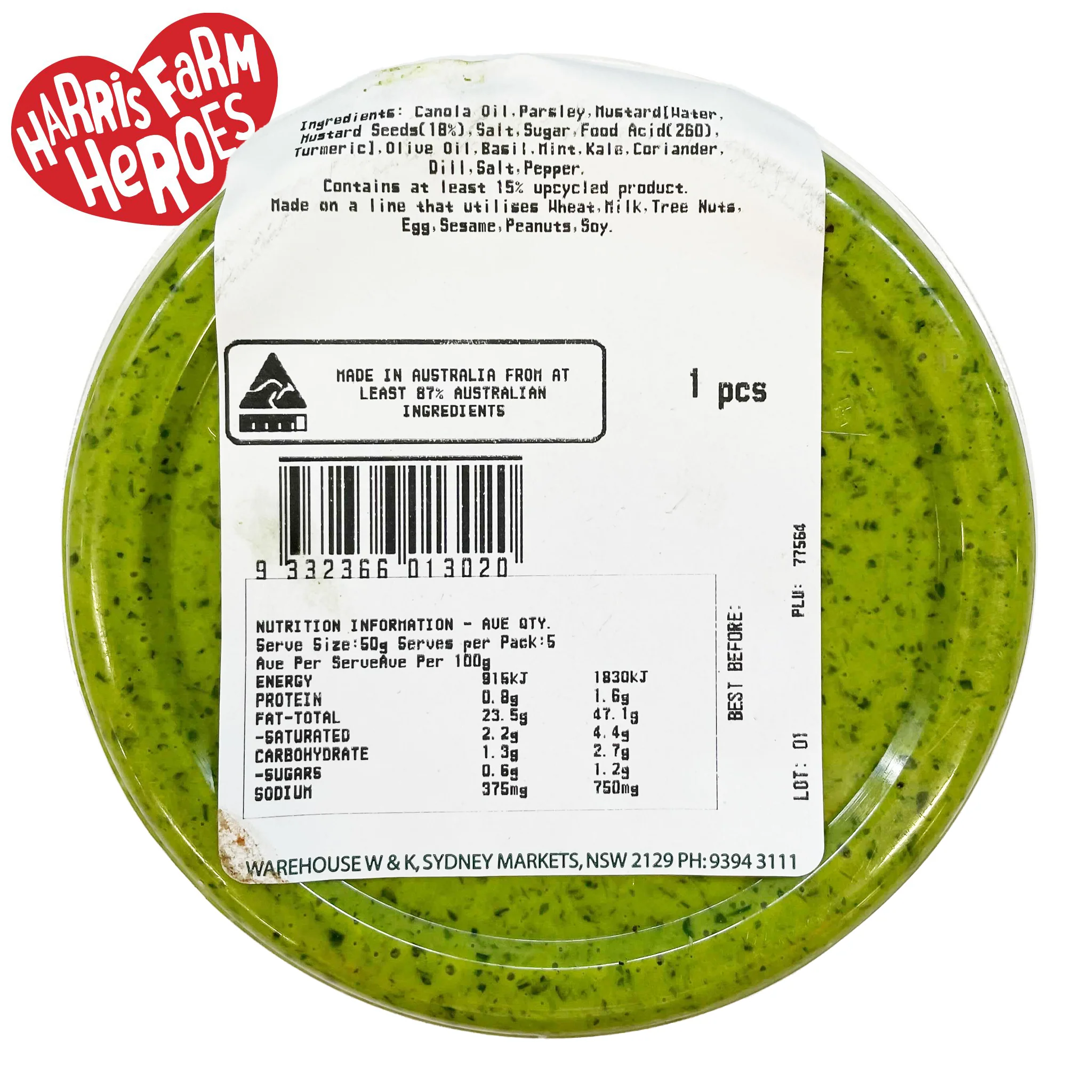Harris Farm Salsa Verde 250g - Image 2