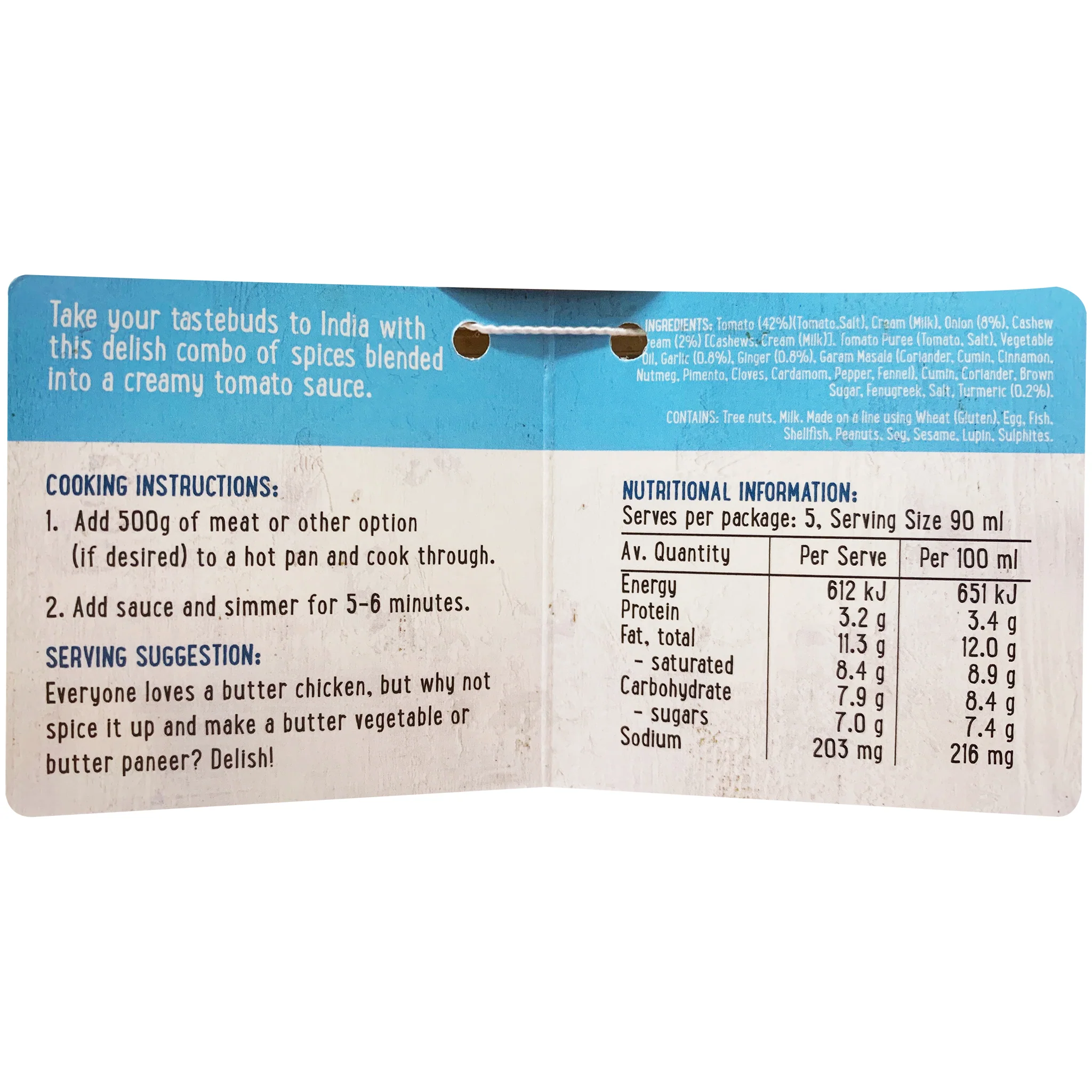 Harris Farm Butter Curry Sauce 500g - Image 3