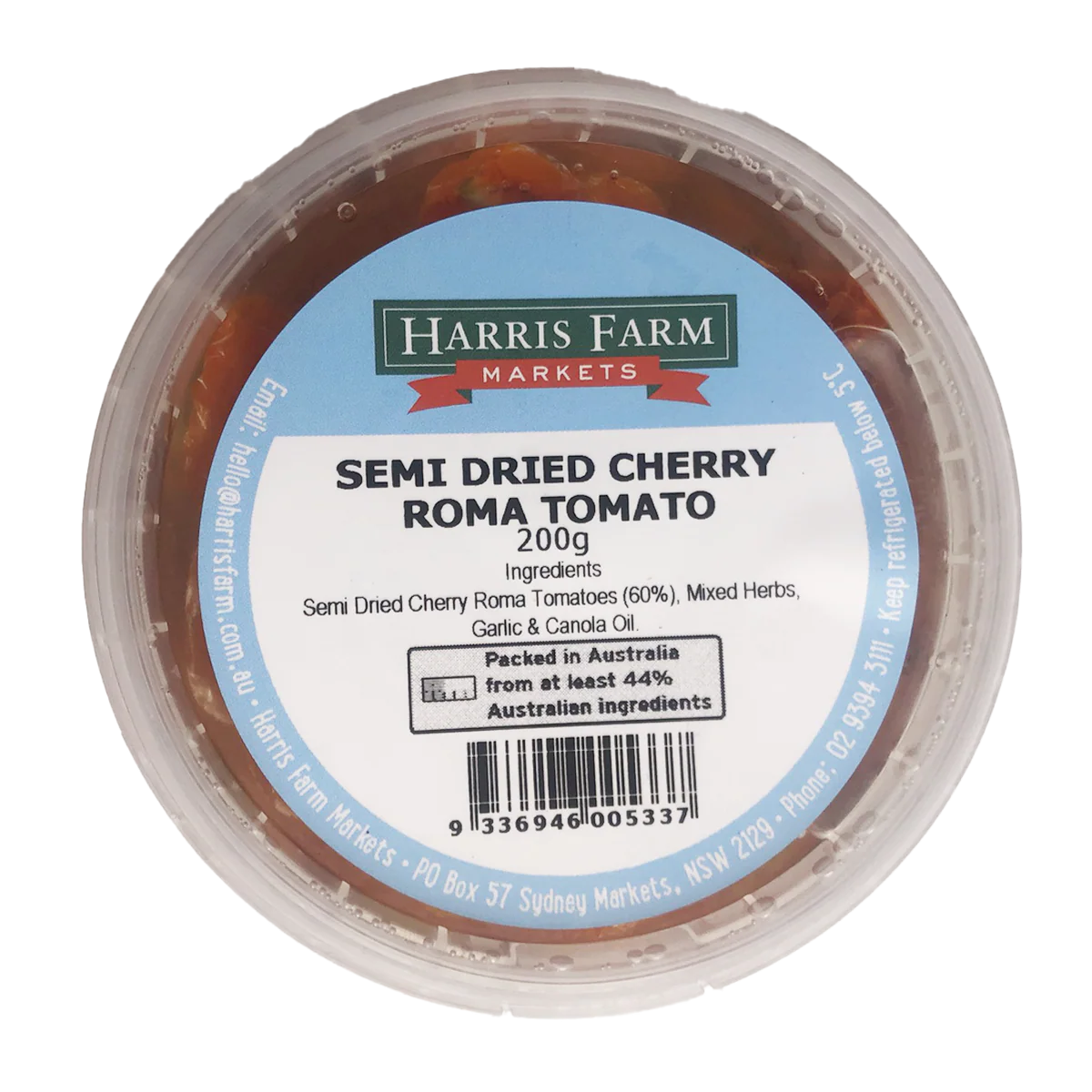 Harris Farm Semi Dried Cherry Roma Tomato 200g