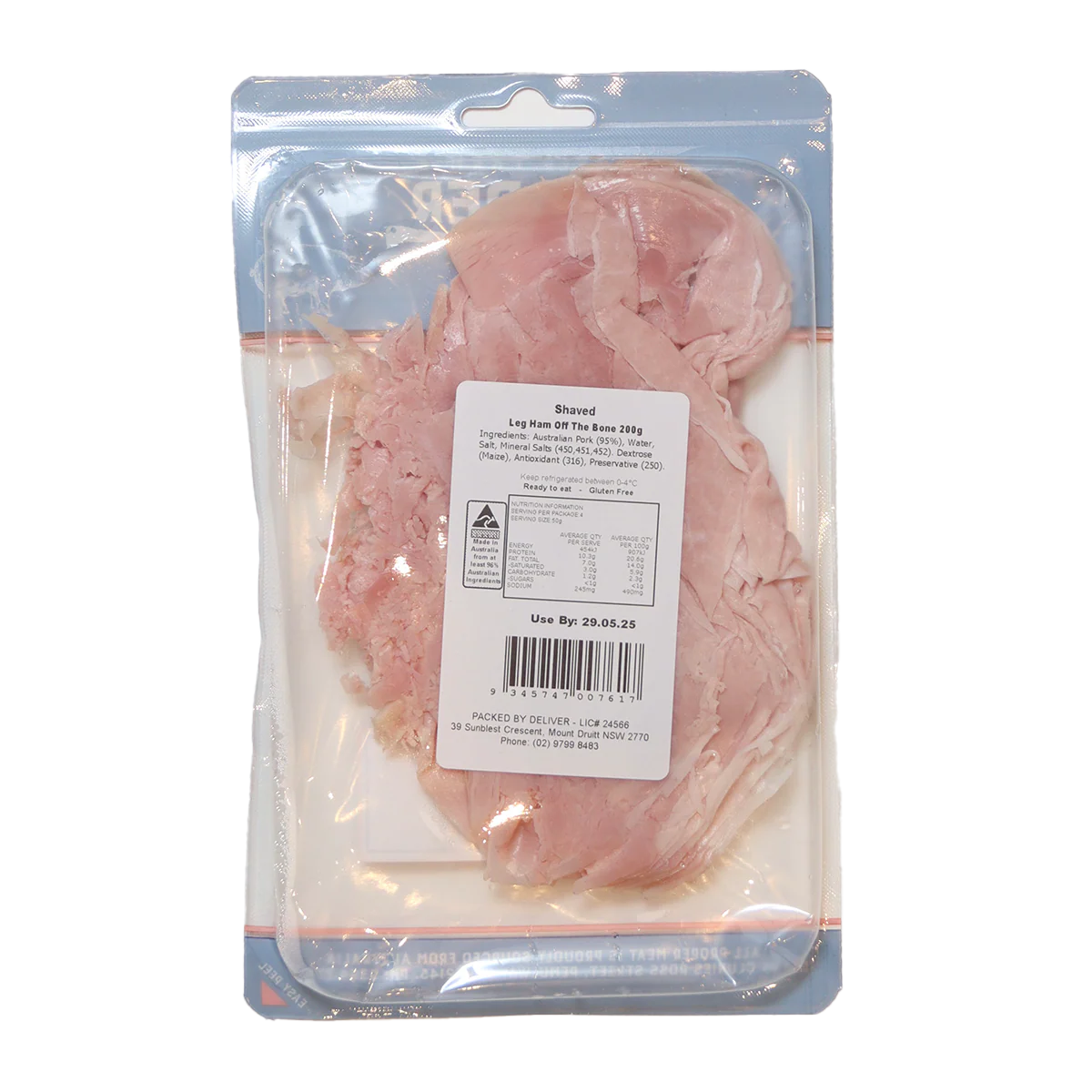 Harris Farm Shaved Ham Off Bone 200g - Image 2