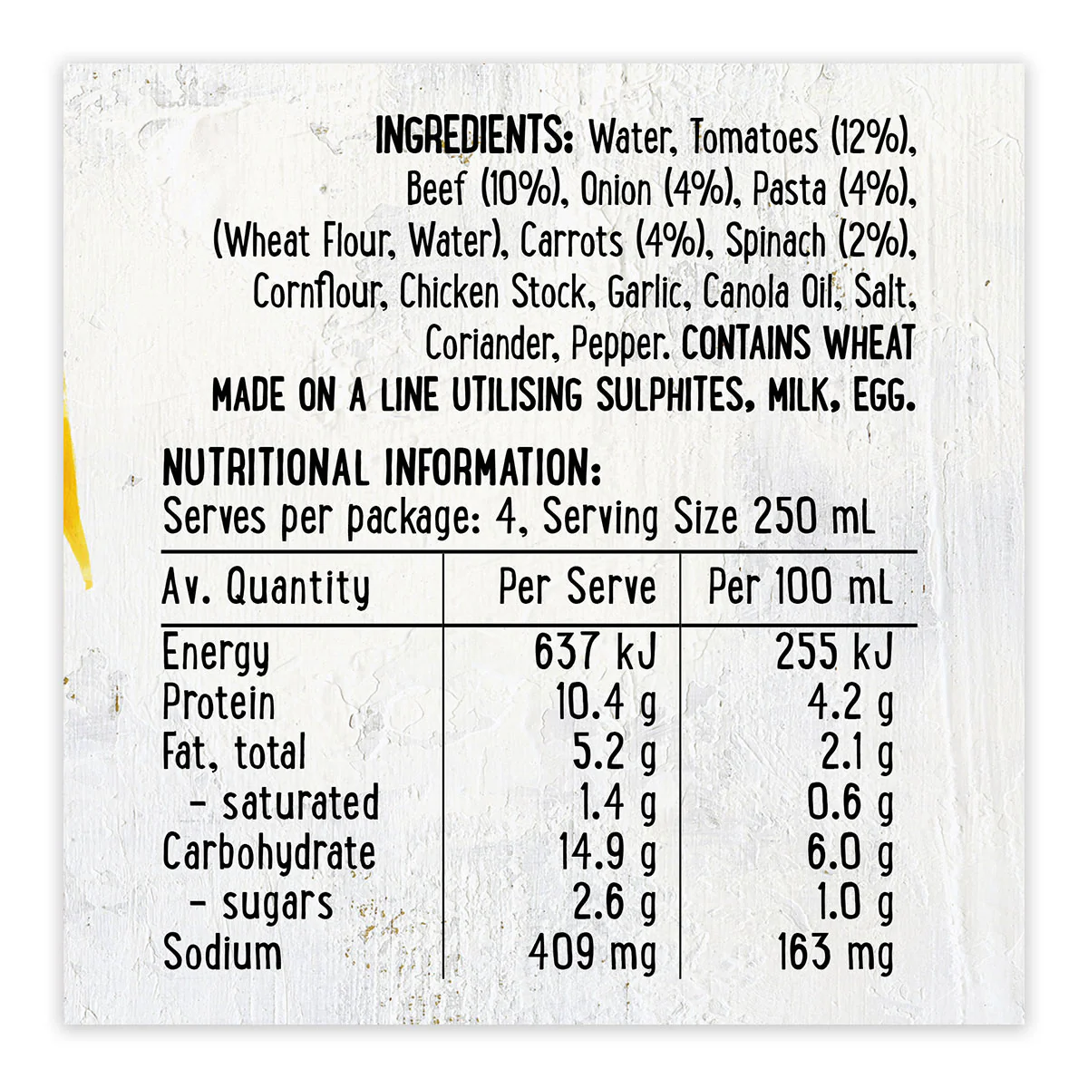 Harris Farm Soup Italian Farmhouse Beef 1L - Image 3