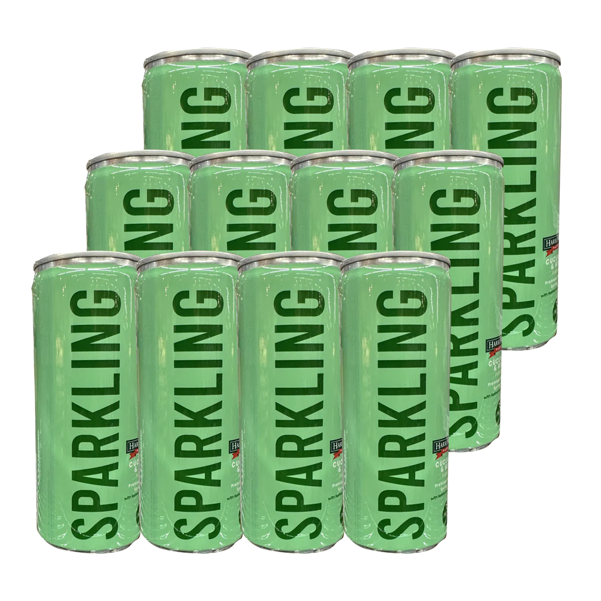 Harris Farm Sparkling Water Cucumber Mint 12x250ml