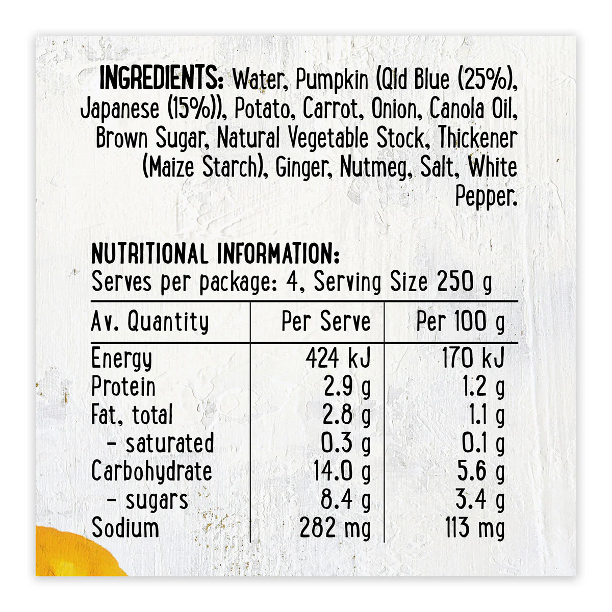 Harris Farm Soup Thumpin' Pumpkin Soup 1L - Image 3