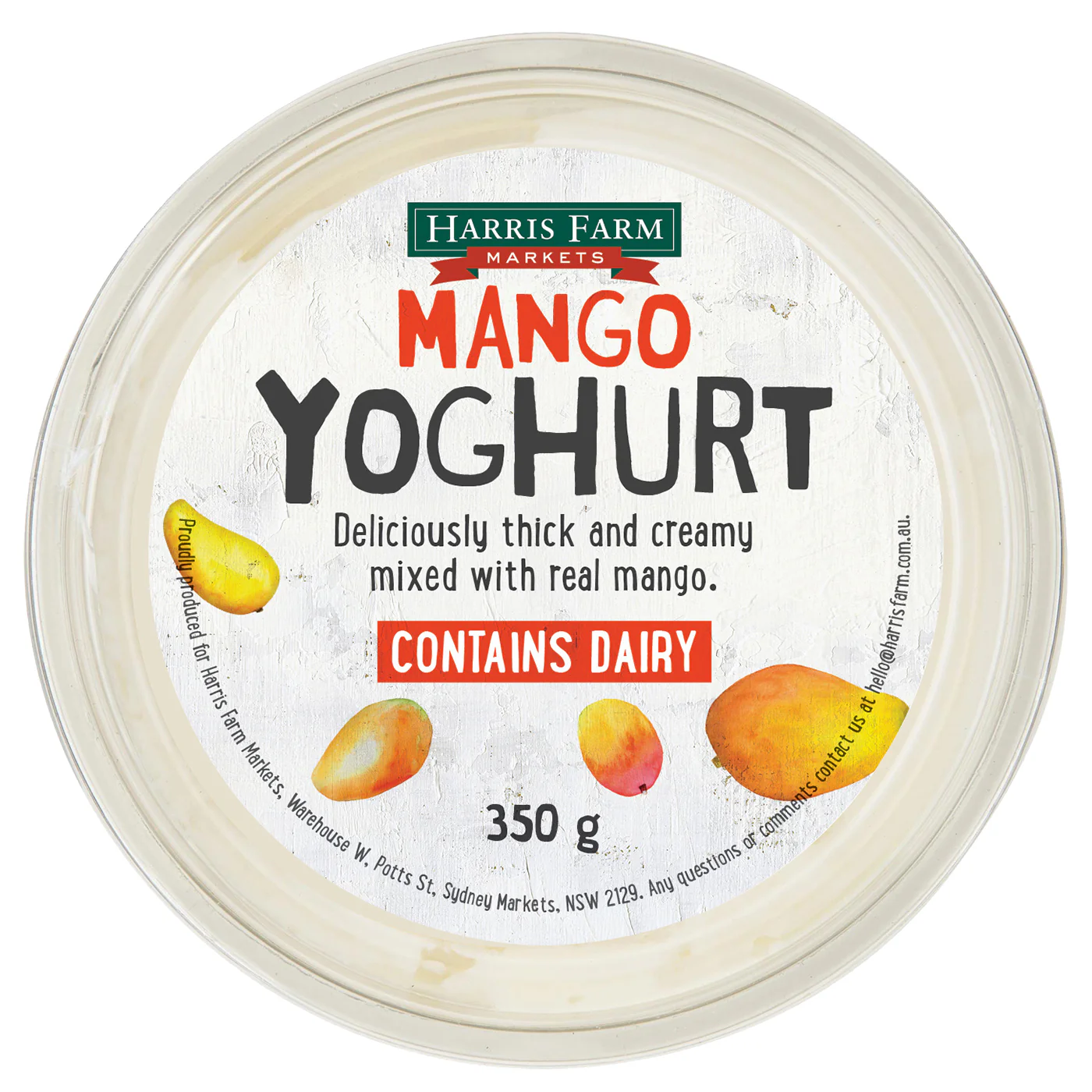 Harris Farm Yoghurt Mango 350g - Image 3