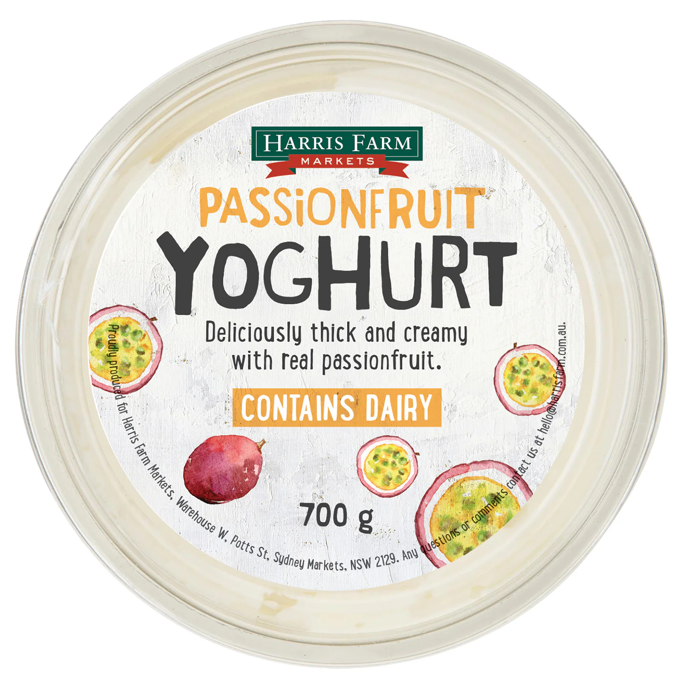 Harris Farm Yoghurt Passionfruit 700g - Image 4