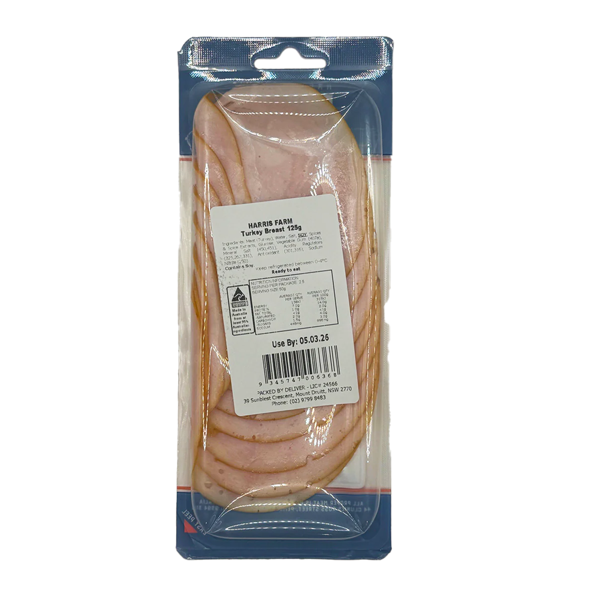 Harris Farm's Proper Meat Turkey Breast 125g - Image 2
