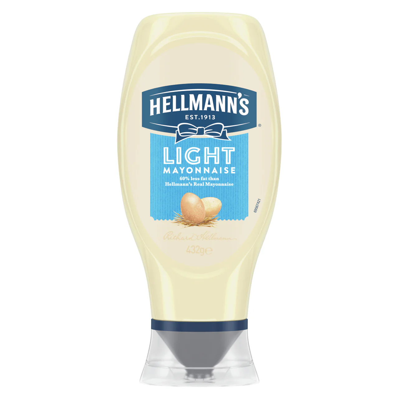 Hellmann's Light Mayonnaise Squeeze 432g