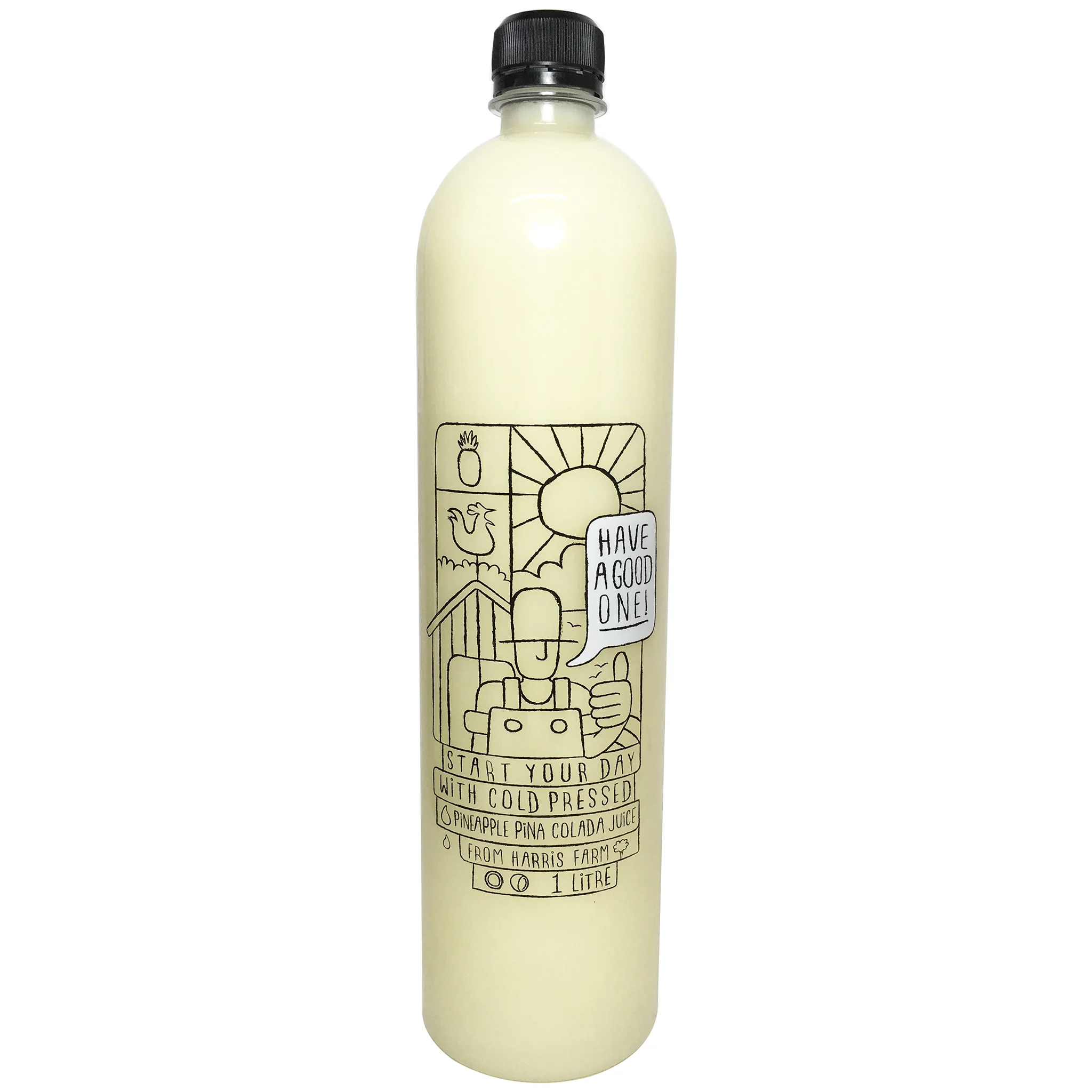 Harris Farm Cold Pressed Pineapple Pina Colada Juice 1L