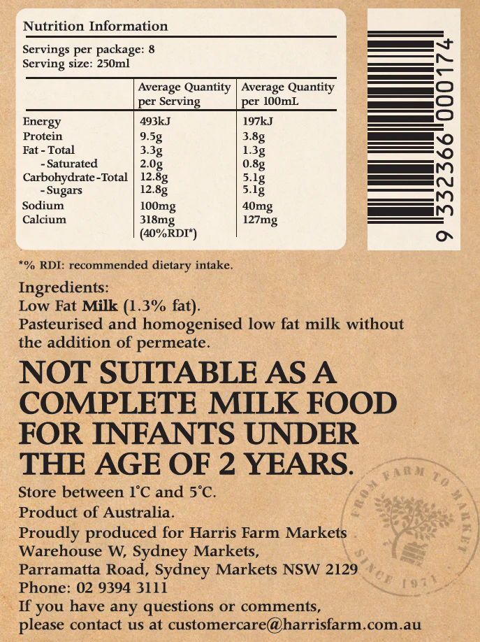 Perfection Milk Lite Cream Bottle 2L - Image 2