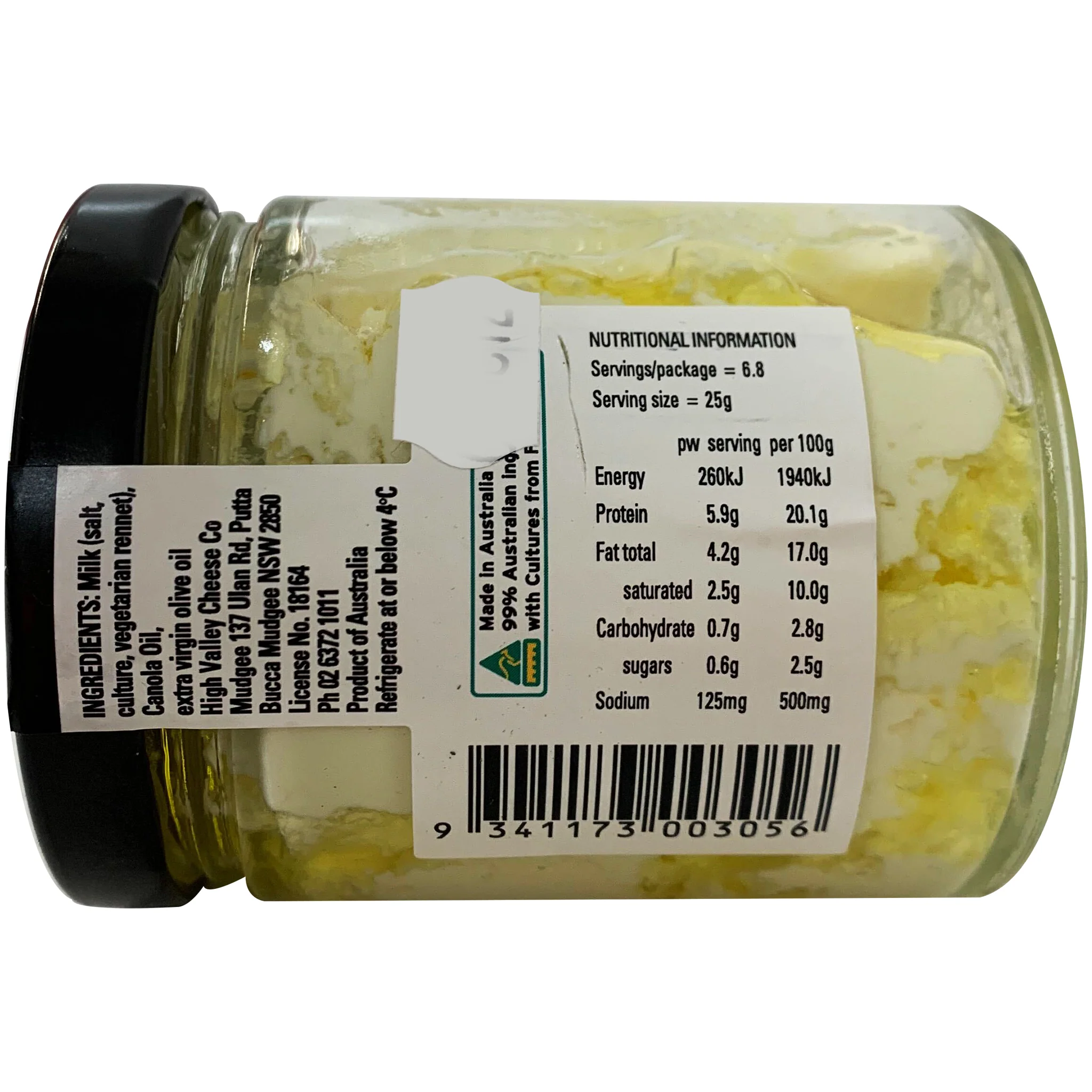High Valley Cheese Co. Persian Style Fetta Cheese 170g - Image 2