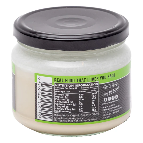 Honest to Goodness Organic Coconut Butter 300g - Image 2