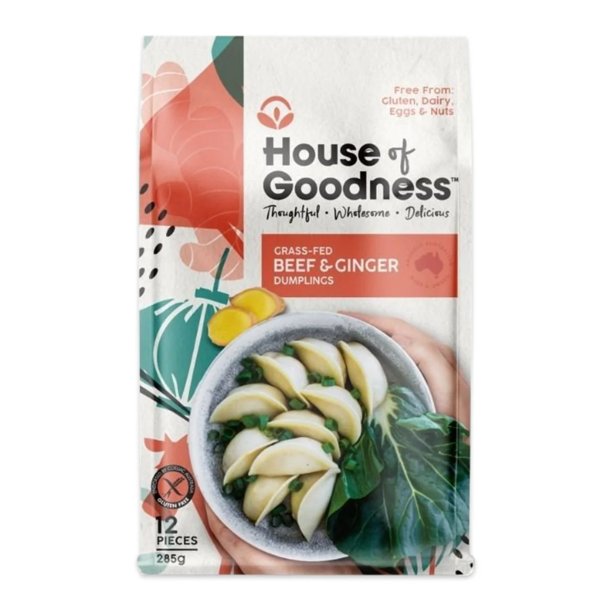 House of Goodness Beef and Ginger Dumplings 285g