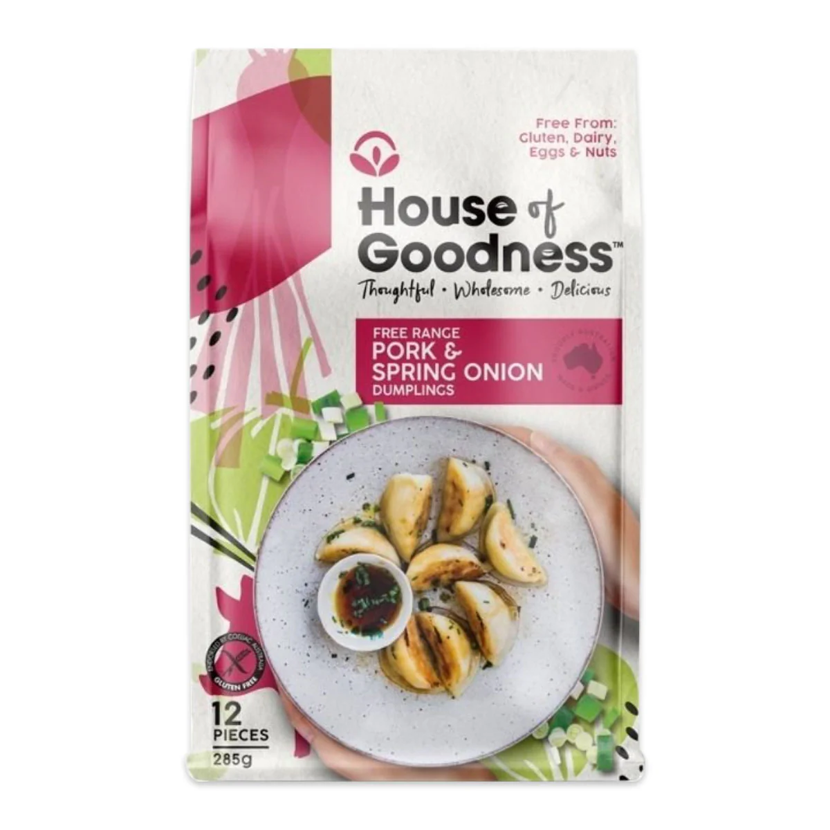 House of Goodness Pork and Spring Onion Dumplings 285g