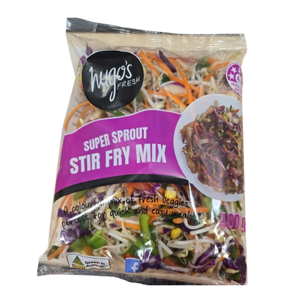 Hugo Super Sprout Stir Fry Mix 400g