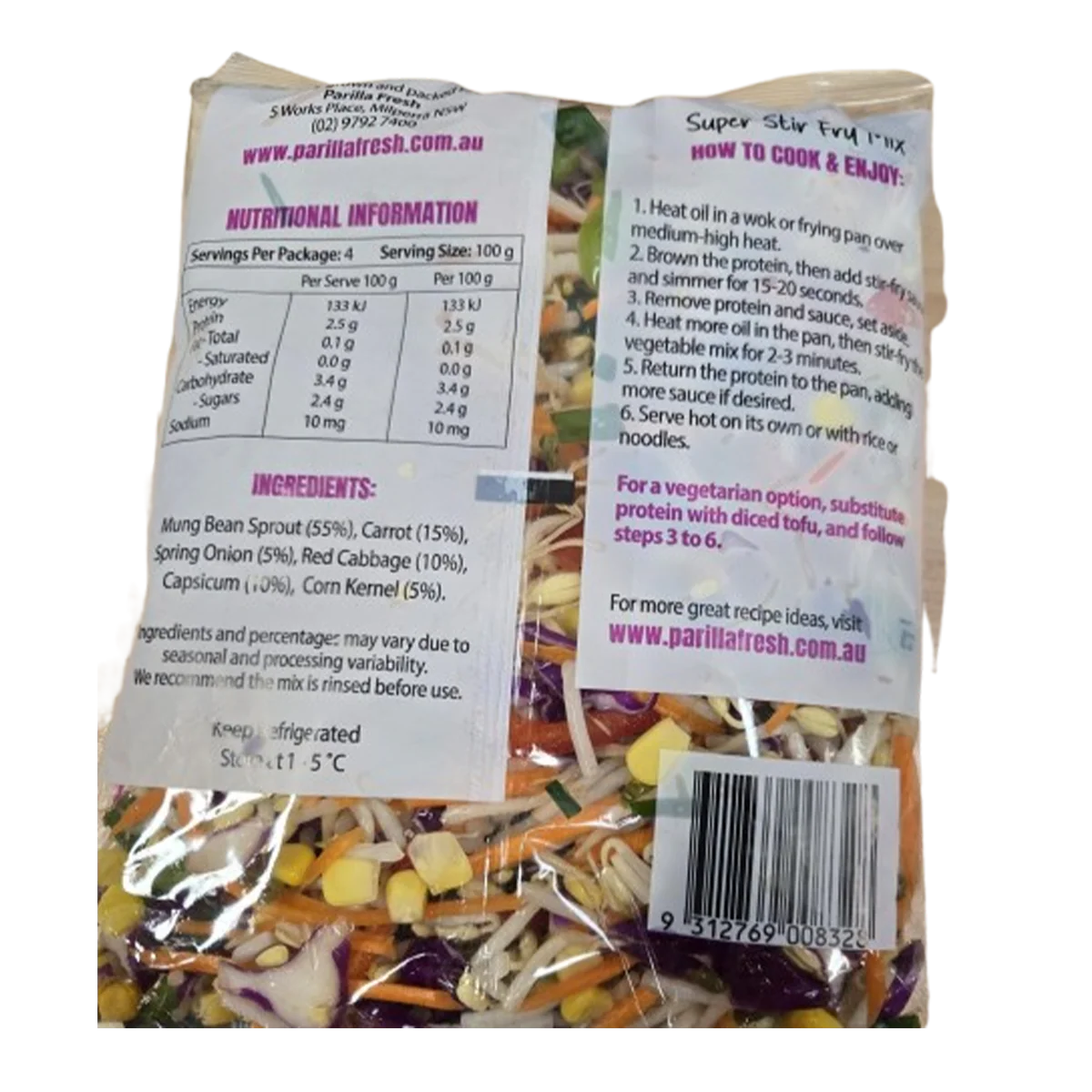Hugo Super Sprout Stir Fry Mix 400g - Image 2