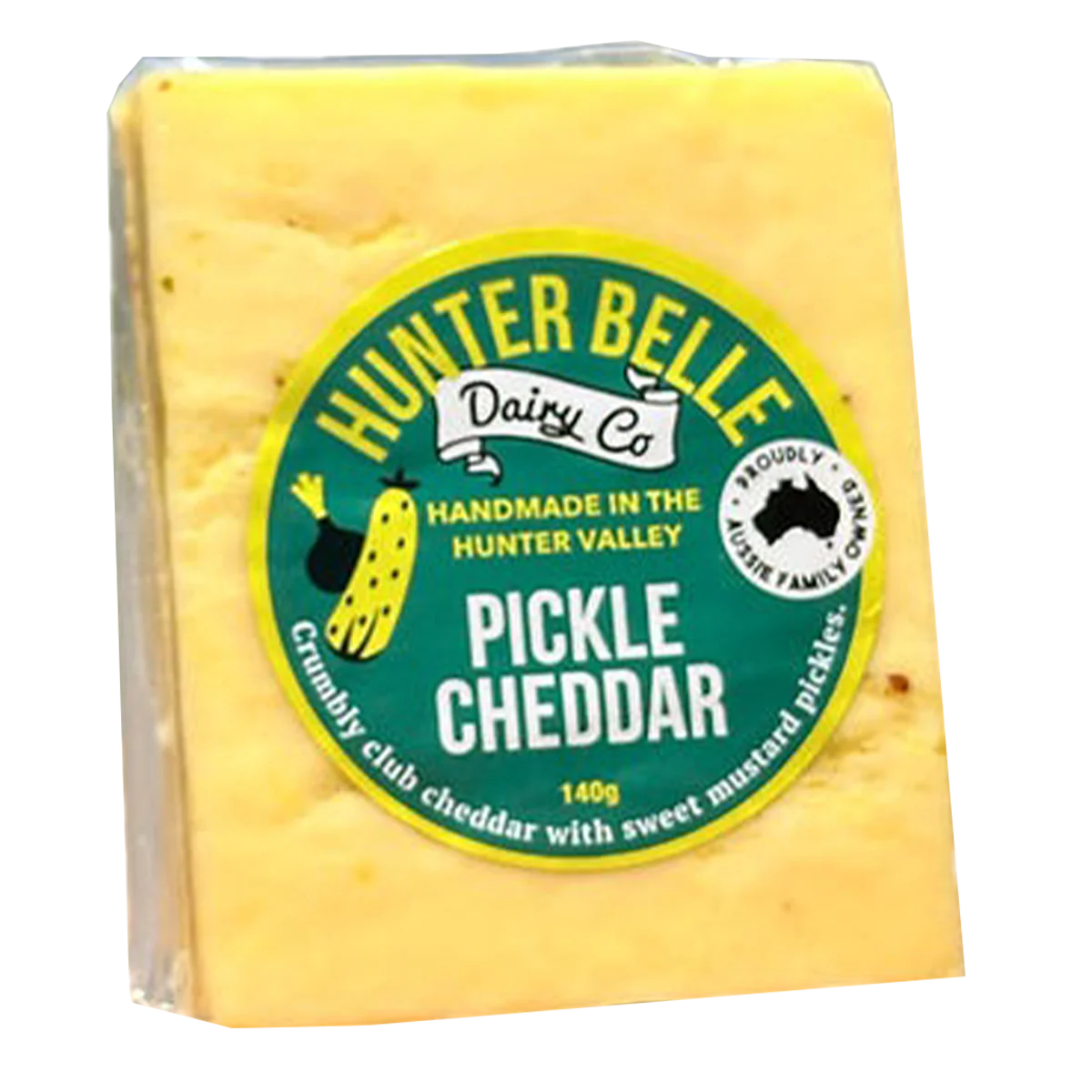 Hunterbelle Pickle Cheddar Cheese 140g