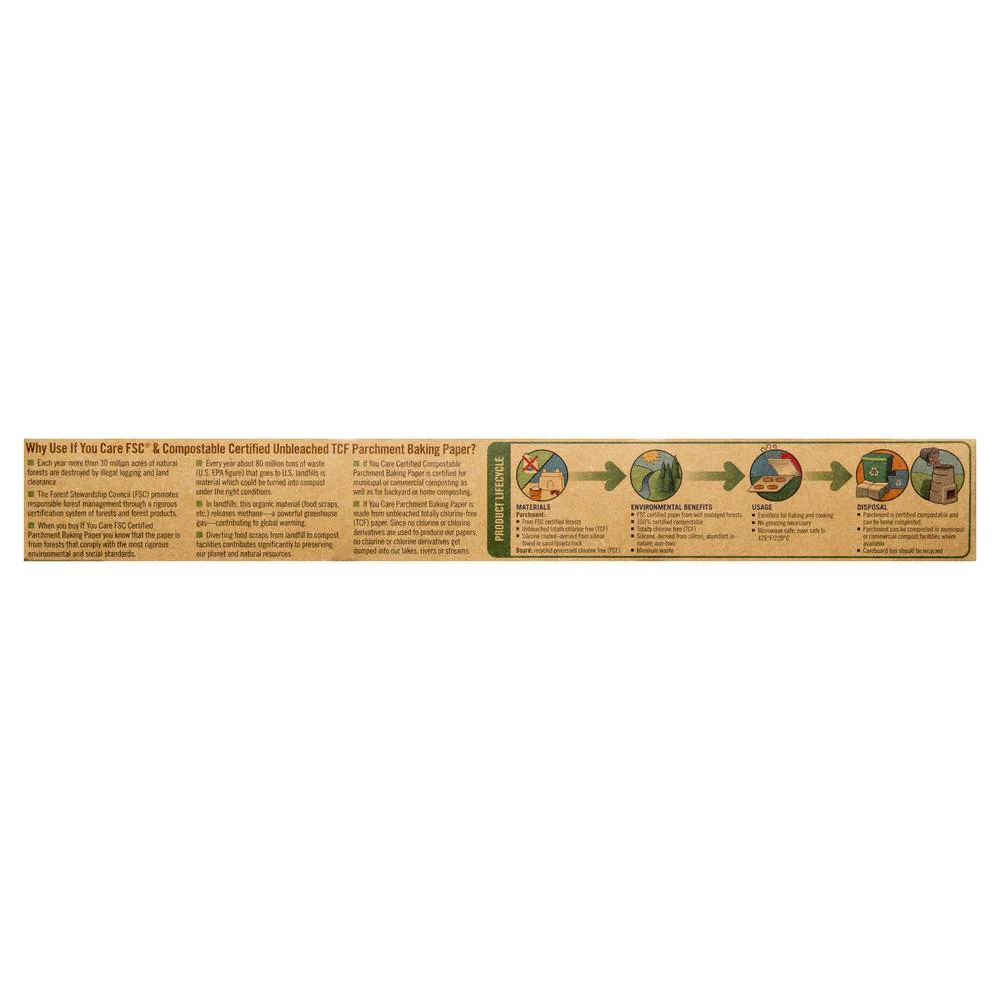 If You Care Parchment Baking Paper 19.8m x 33cm - Image 2