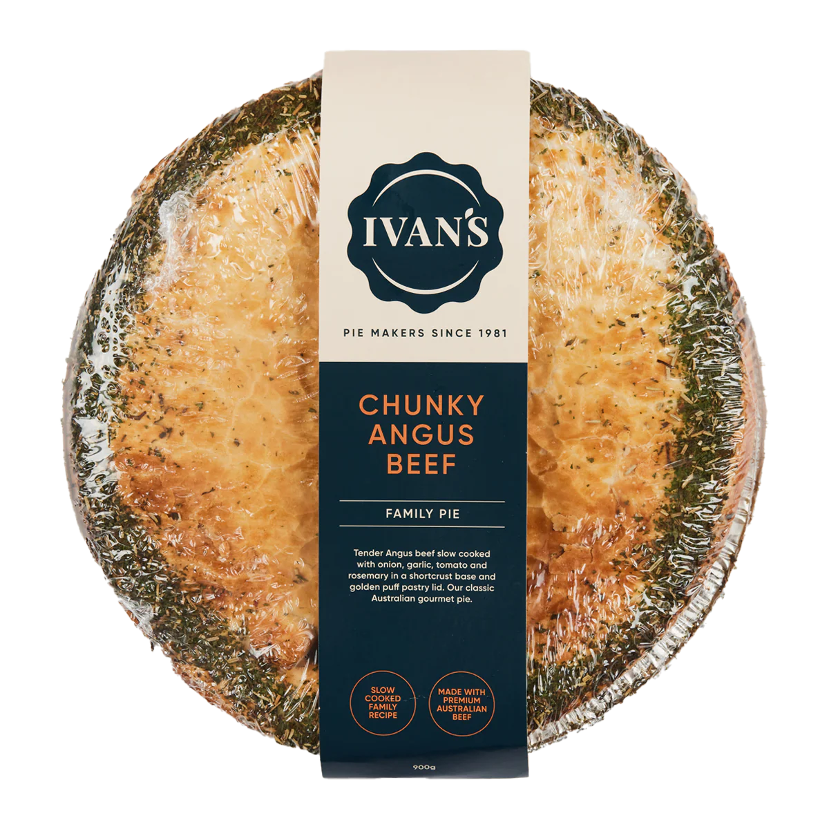 Ivan's Pies Chunky Angus Beef Pies 900g