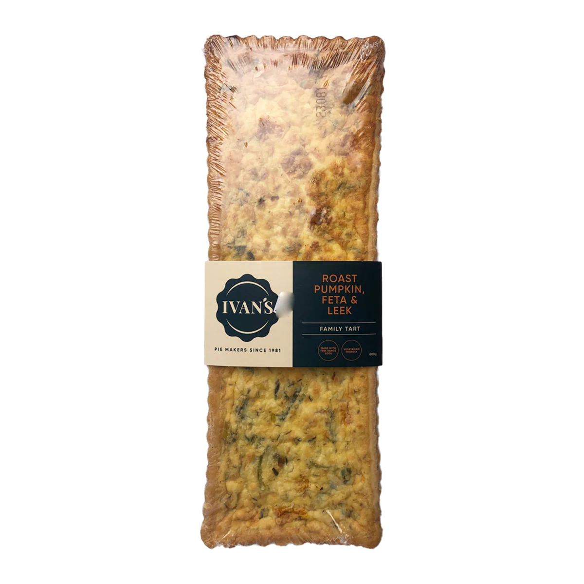 Ivan's Pies Pumpkin, Feta and Leek Tarts 800g