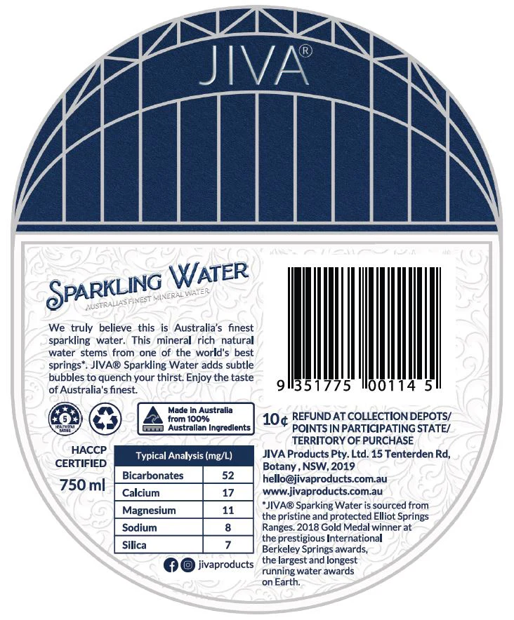 Jiva Sparkling Water 750ml - Image 2