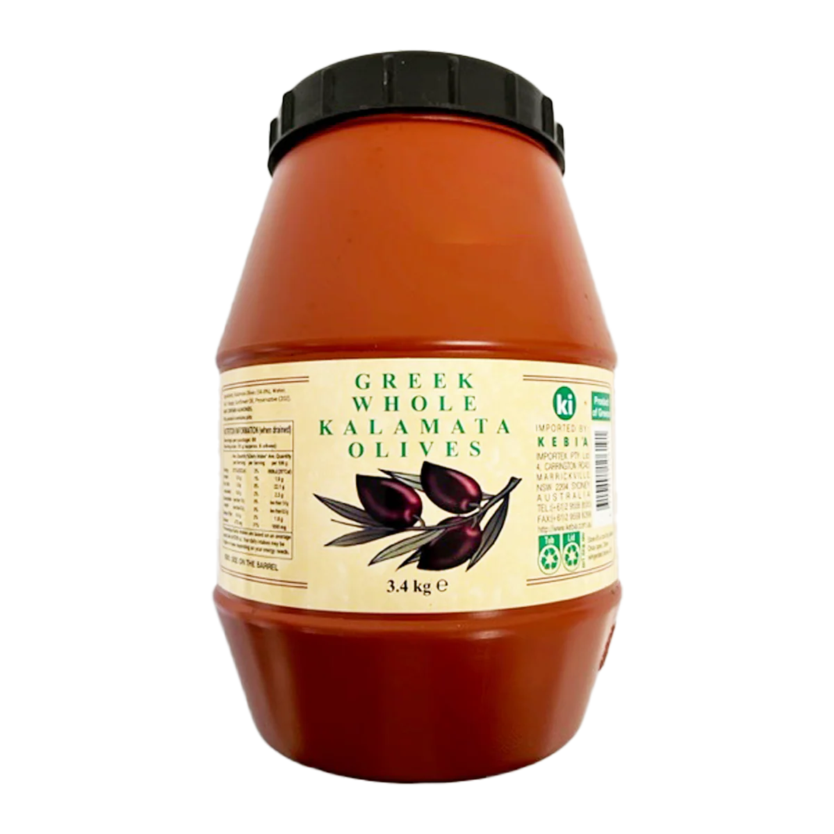Kebia Kalamata Olives 3.4kg