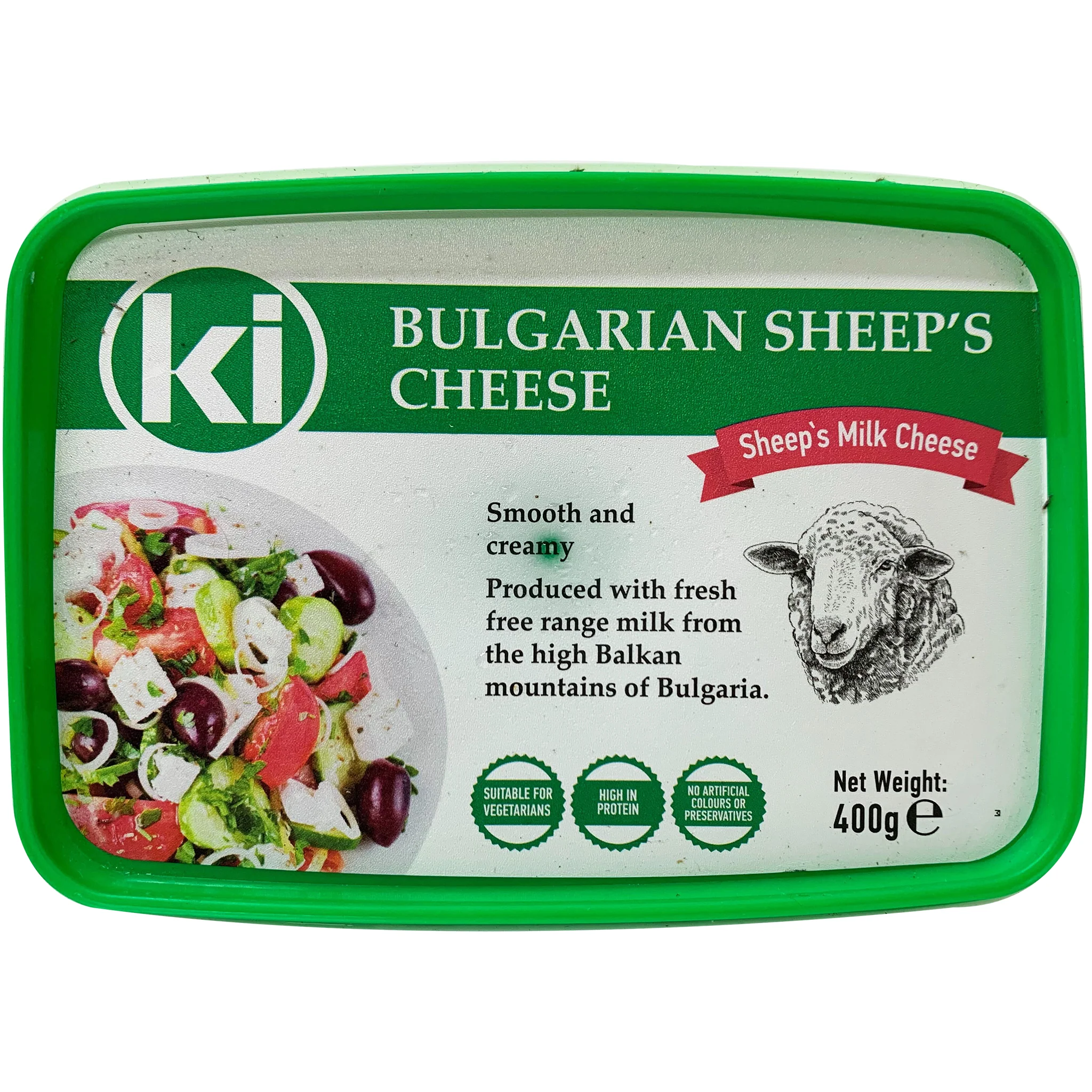 Ki Kebia Bulgarian Sheep's Feta Style Cheese 400g - Image 2