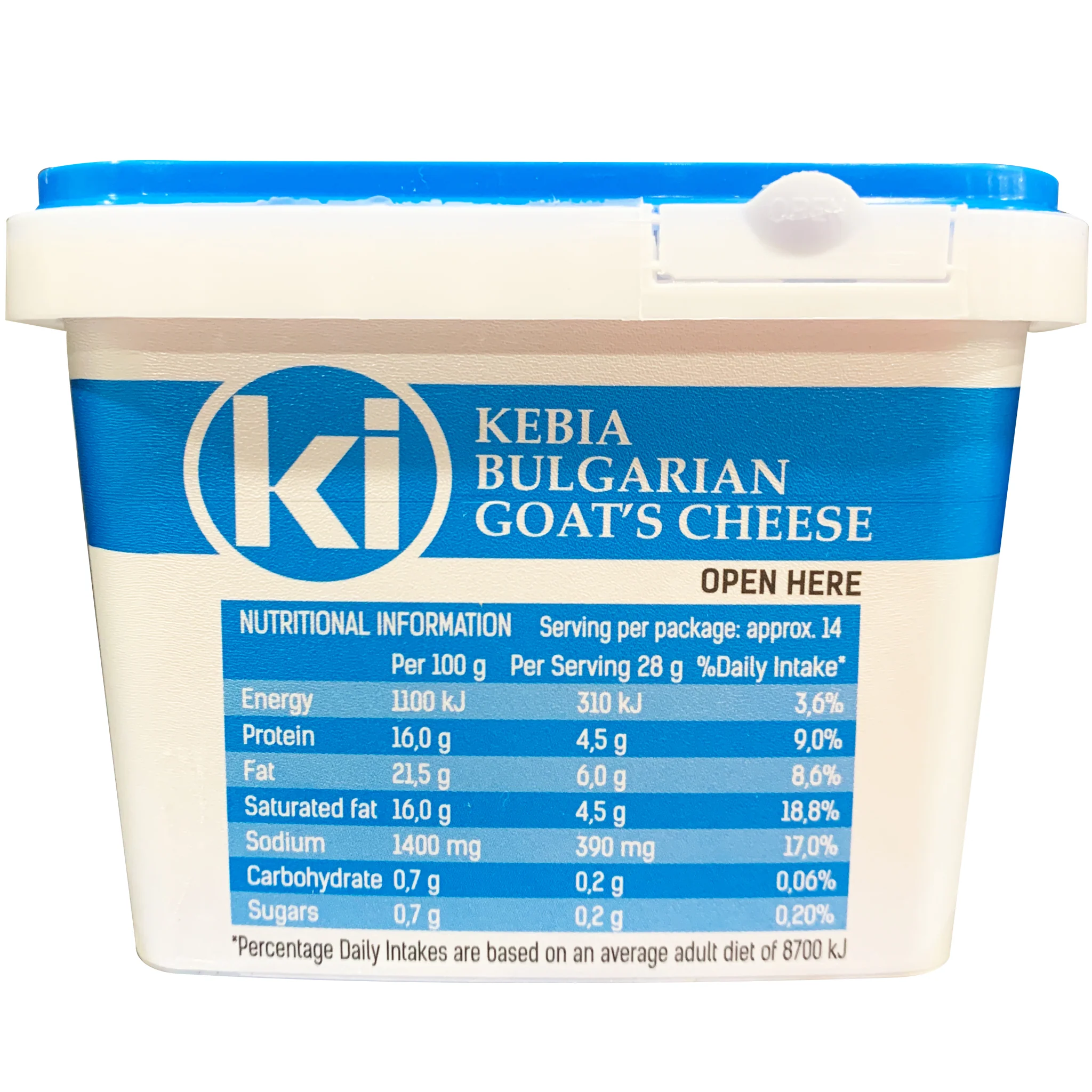 Ki Kebia Bulgarian Goat Feta Style Cheese 400g - Image 2