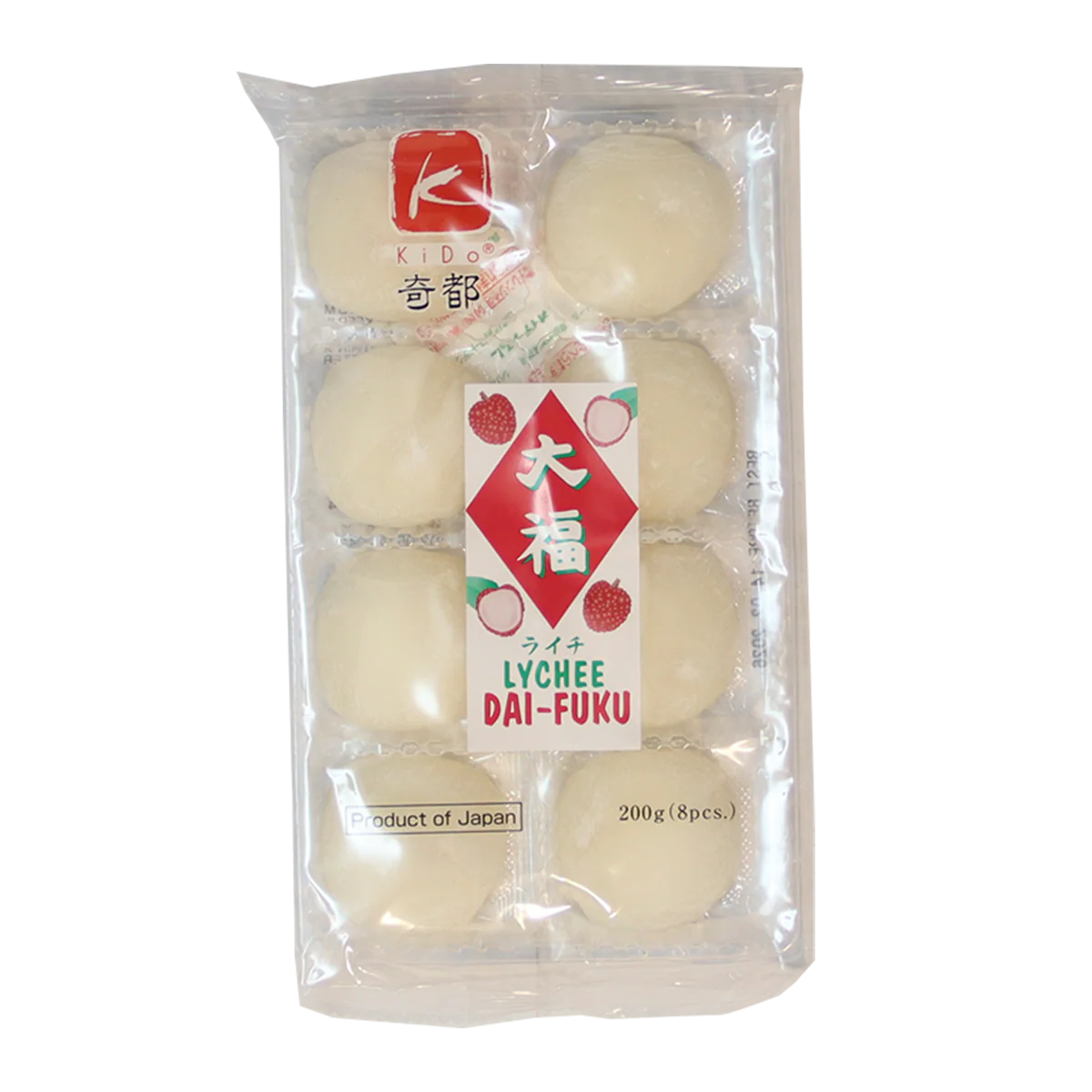 Kido Lychee Daifuku Rice Cake 200g