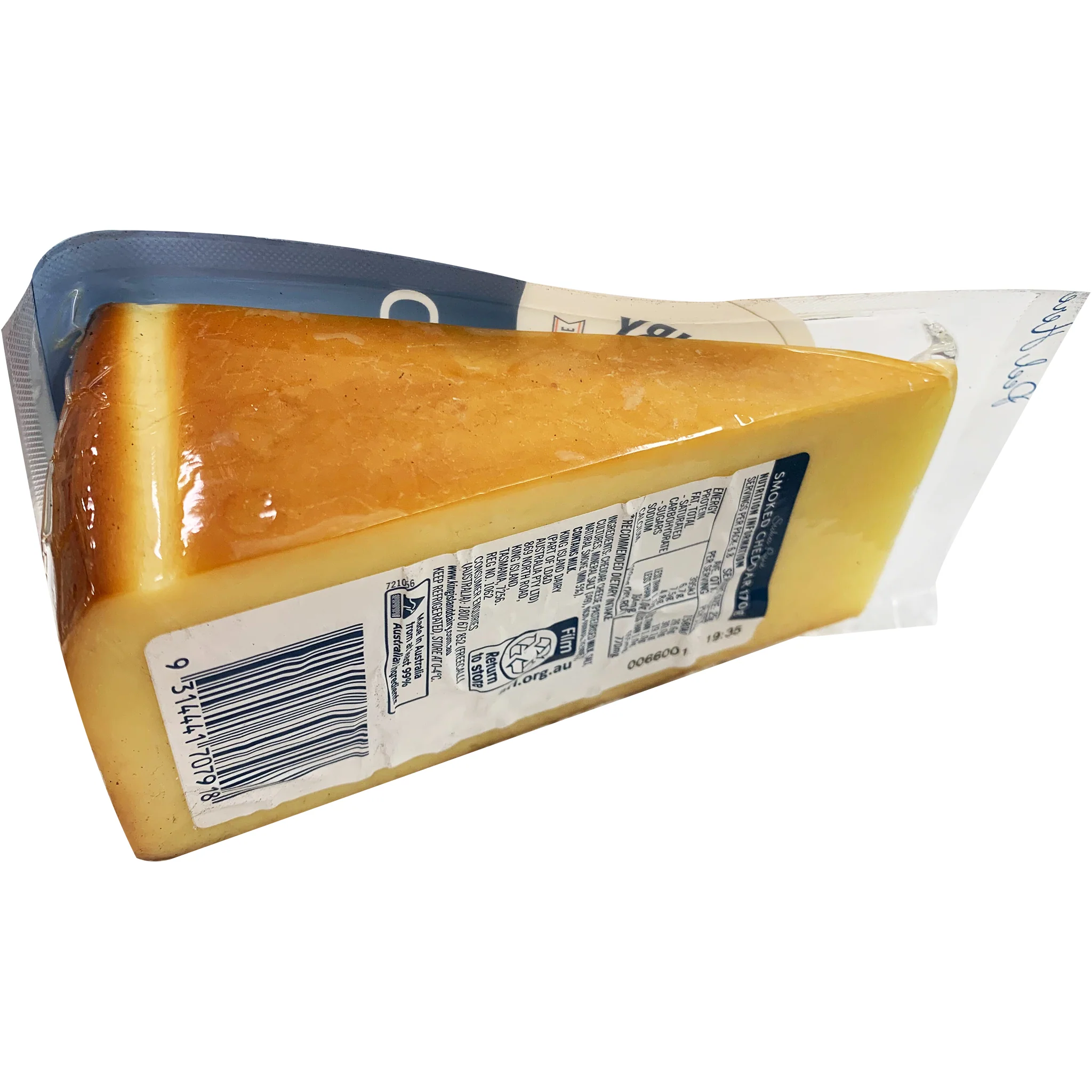 King Island Dairy Stokes Point Smoked Cheddar Cheese 170g - Image 3