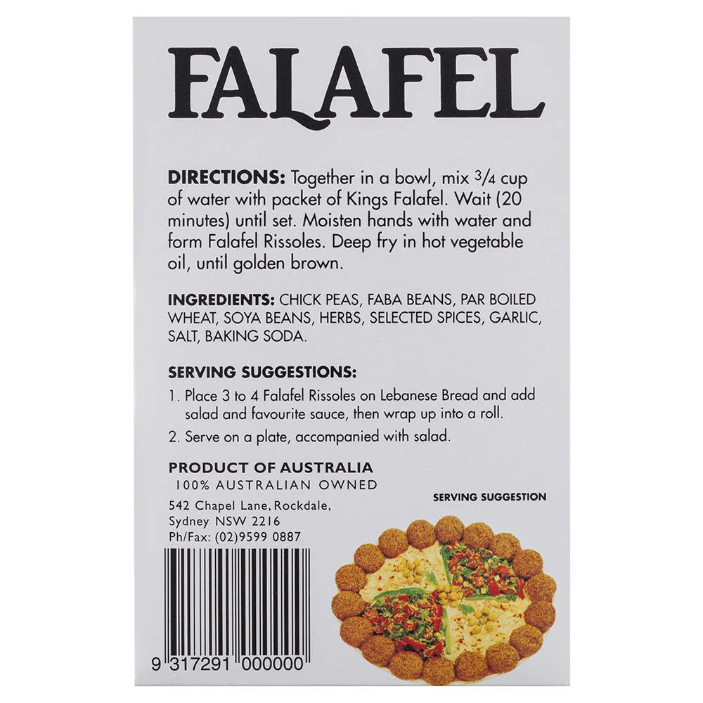 Kings Falafel Mix 200g - Image 2