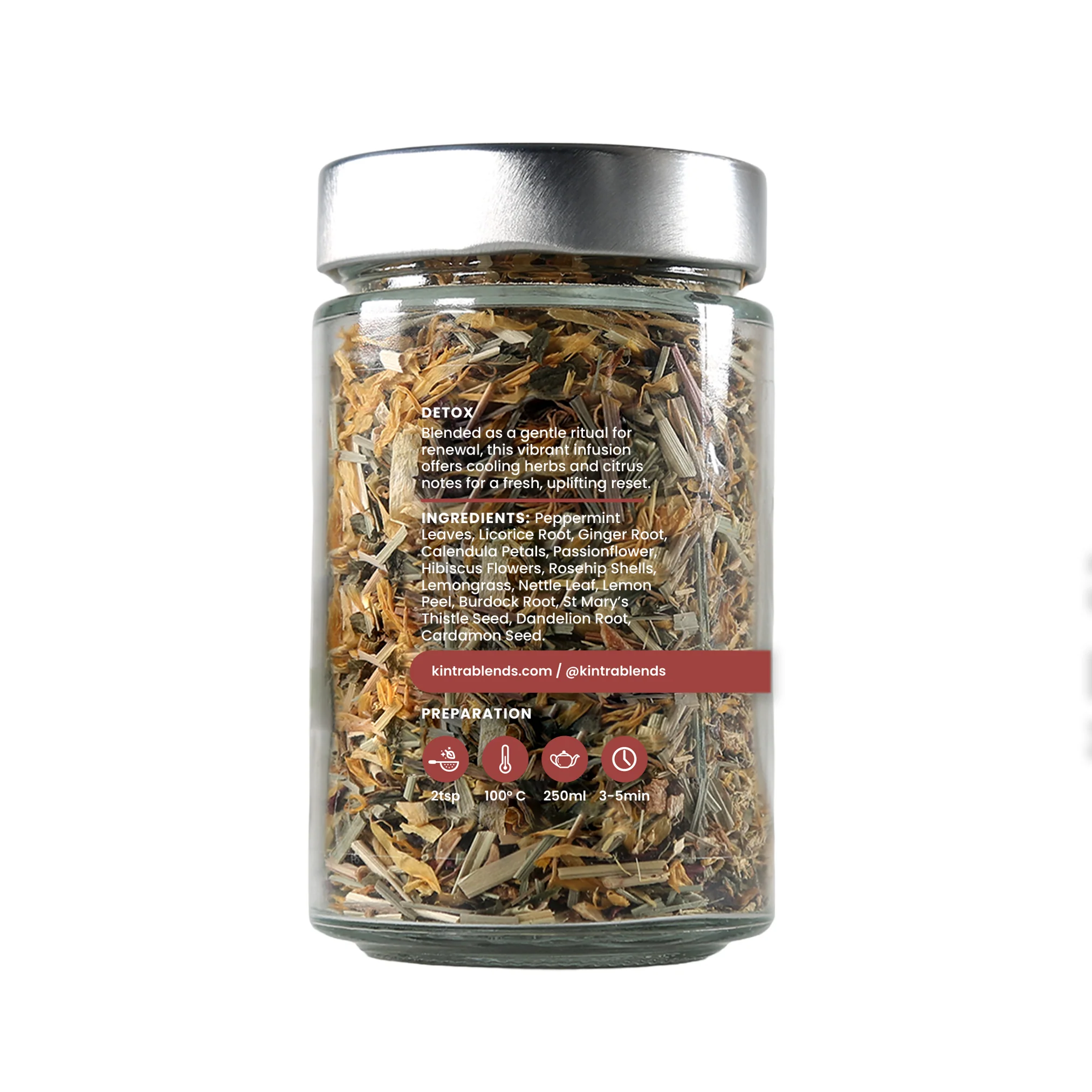 Kintra Foods Detox and Cleanse Loose Leaf Tea 60g - Image 2