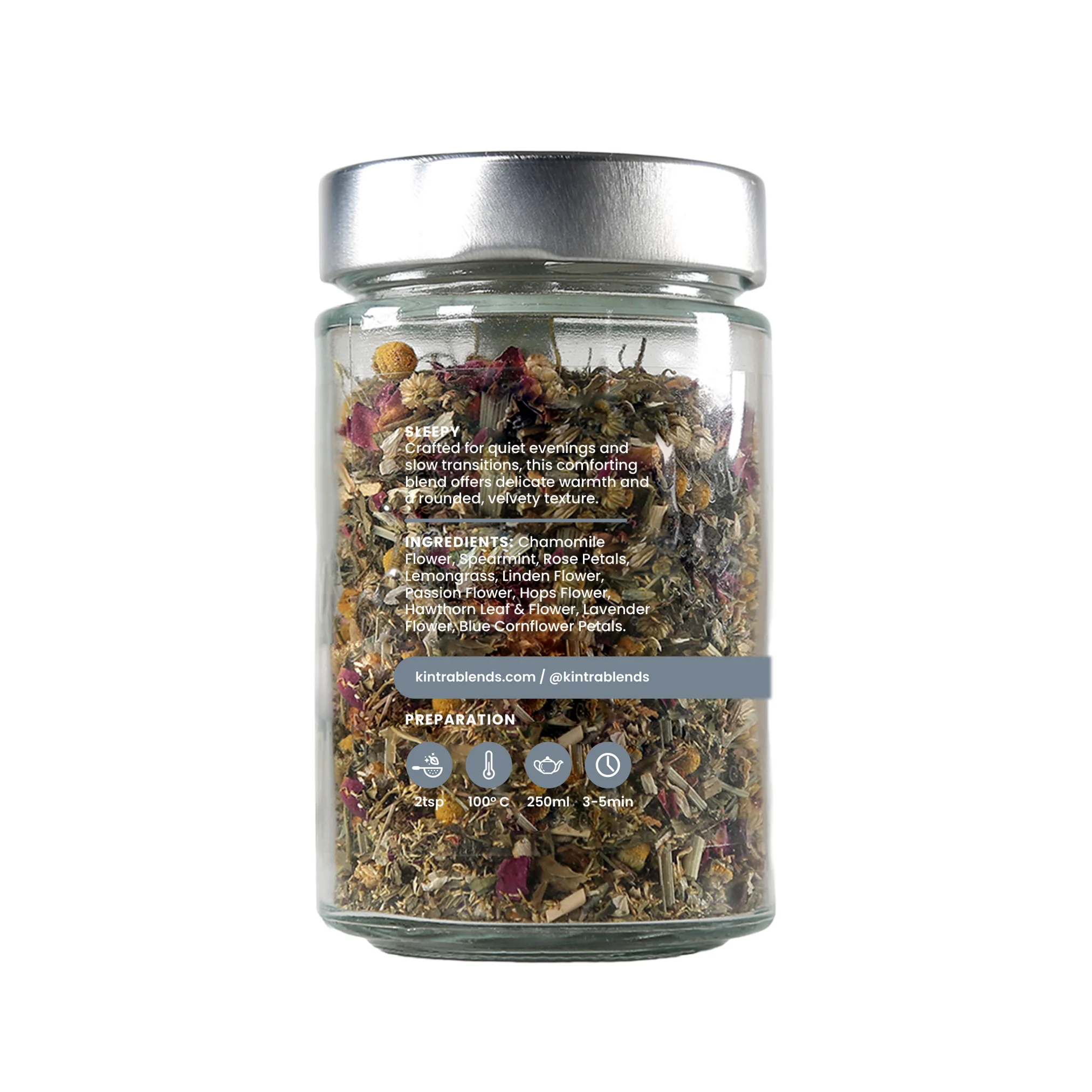 Kintra Foods Sleepy Organic Leaf Tea Jar 40g - Image 2