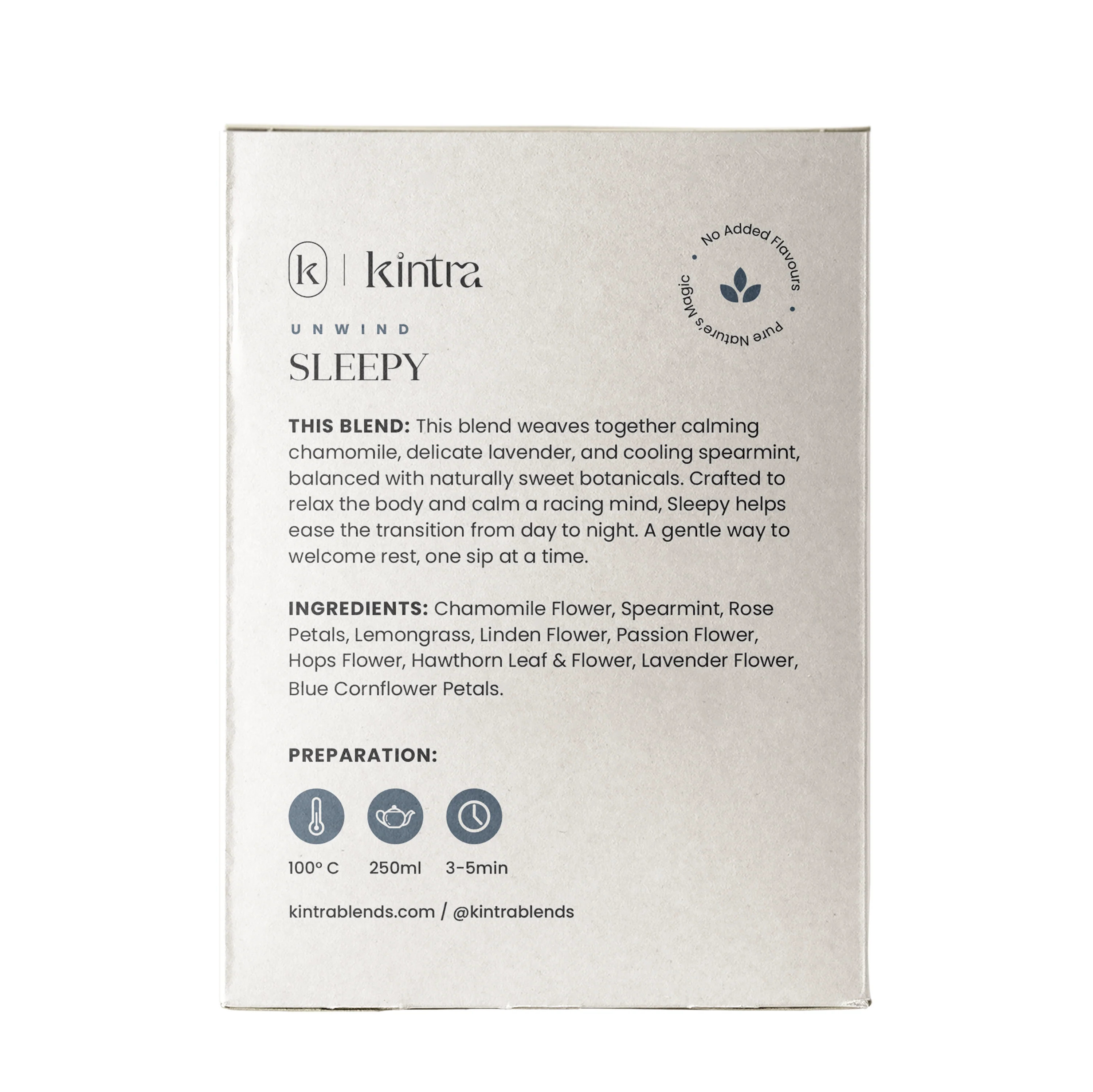 Kintra Foods Sleepy Extra Strength Teabags x25 50g - Image 2