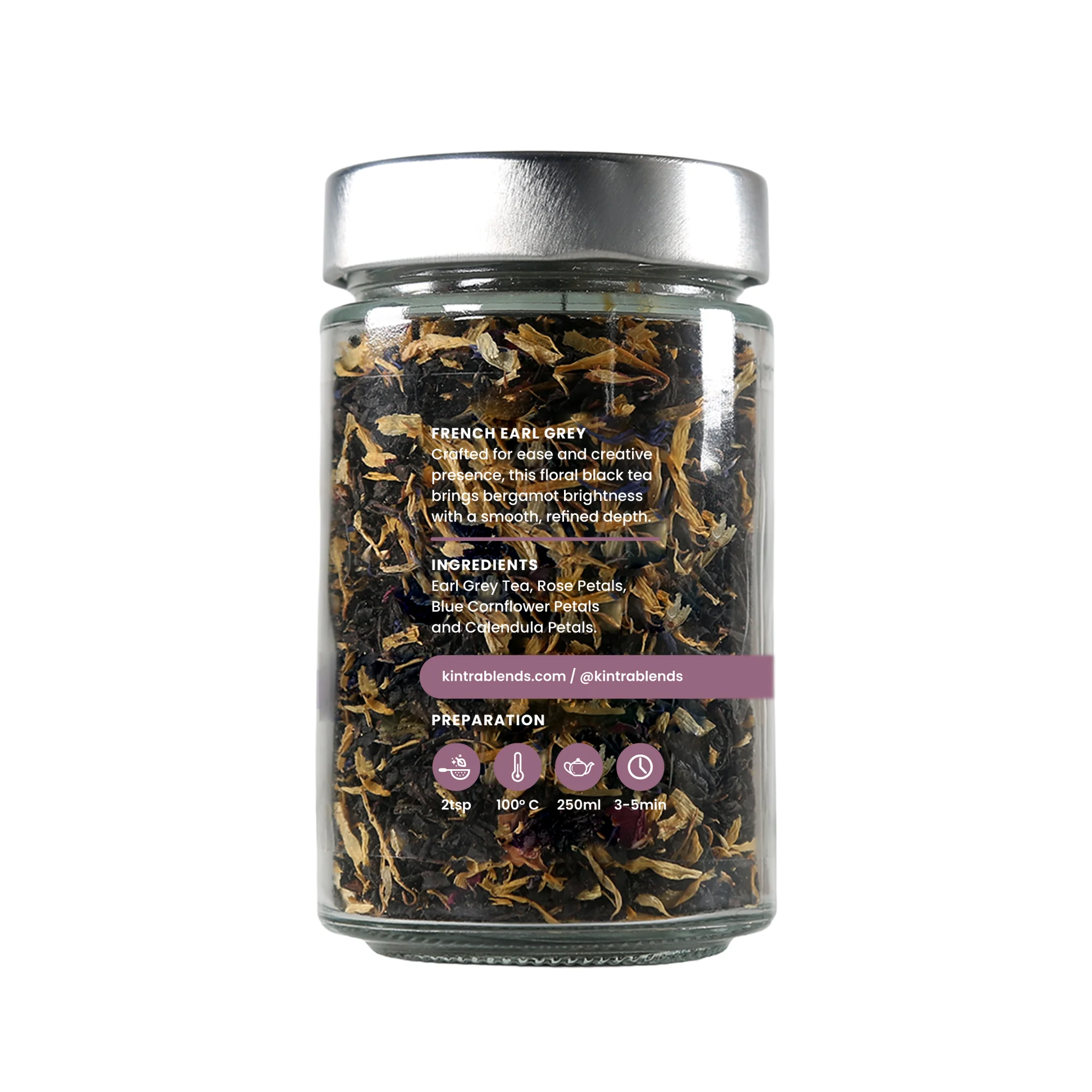 Kintra French Earl Grey Tea 80g - Image 2