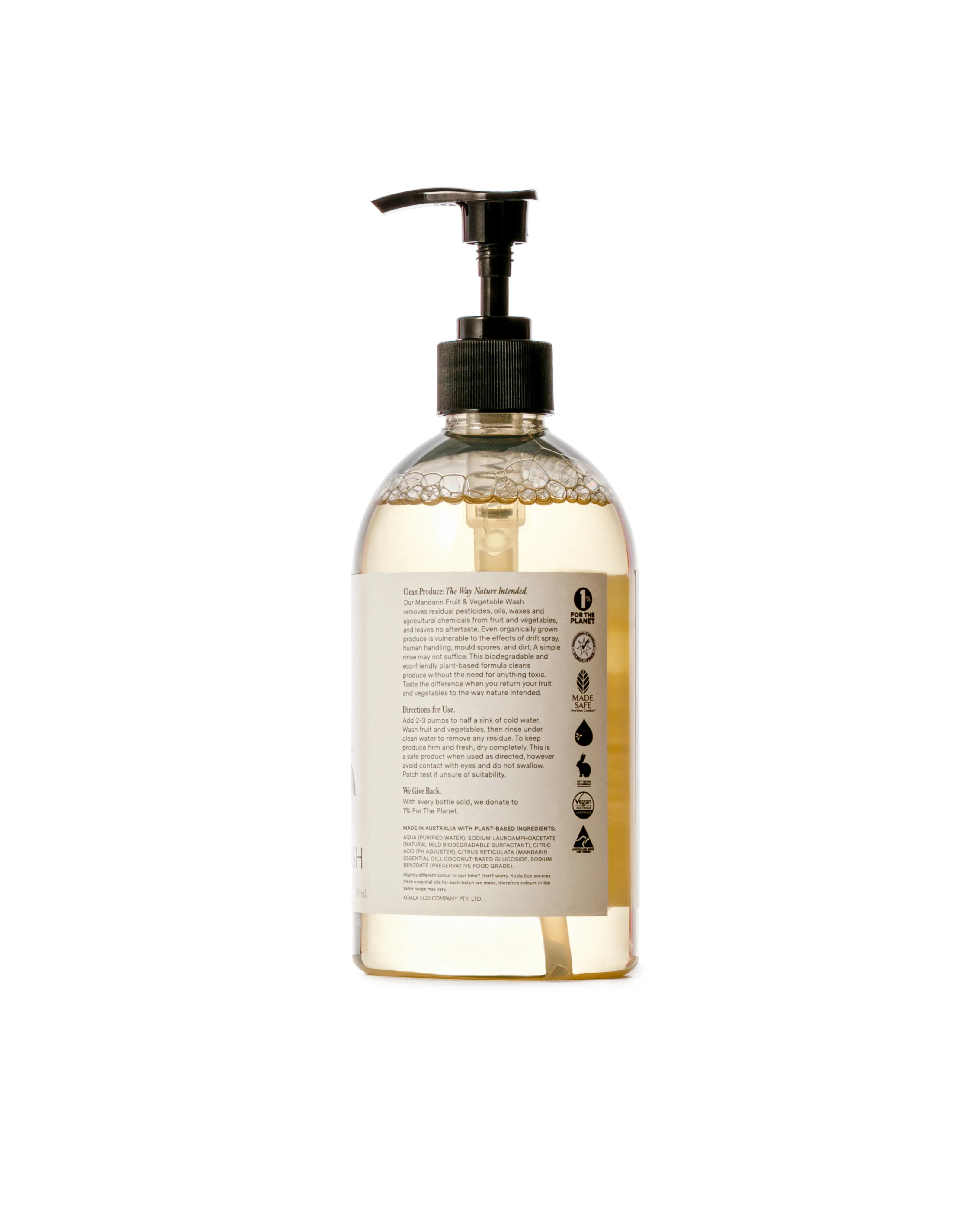 Koala Eco Fruit and Vege Wash 500ml - Image 2