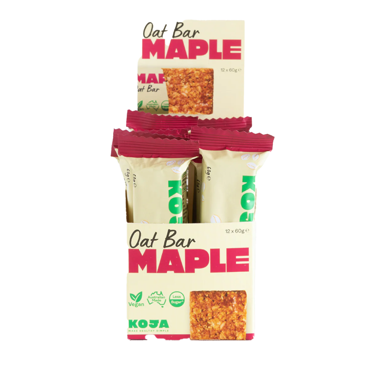 Koja Oat Bar Maple 60g - Image 2