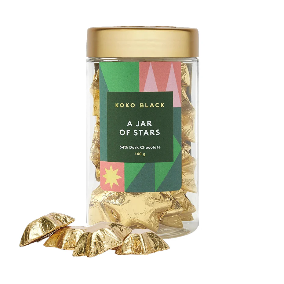 Koko Black Dark Chocolate A Jar of Stars 140g